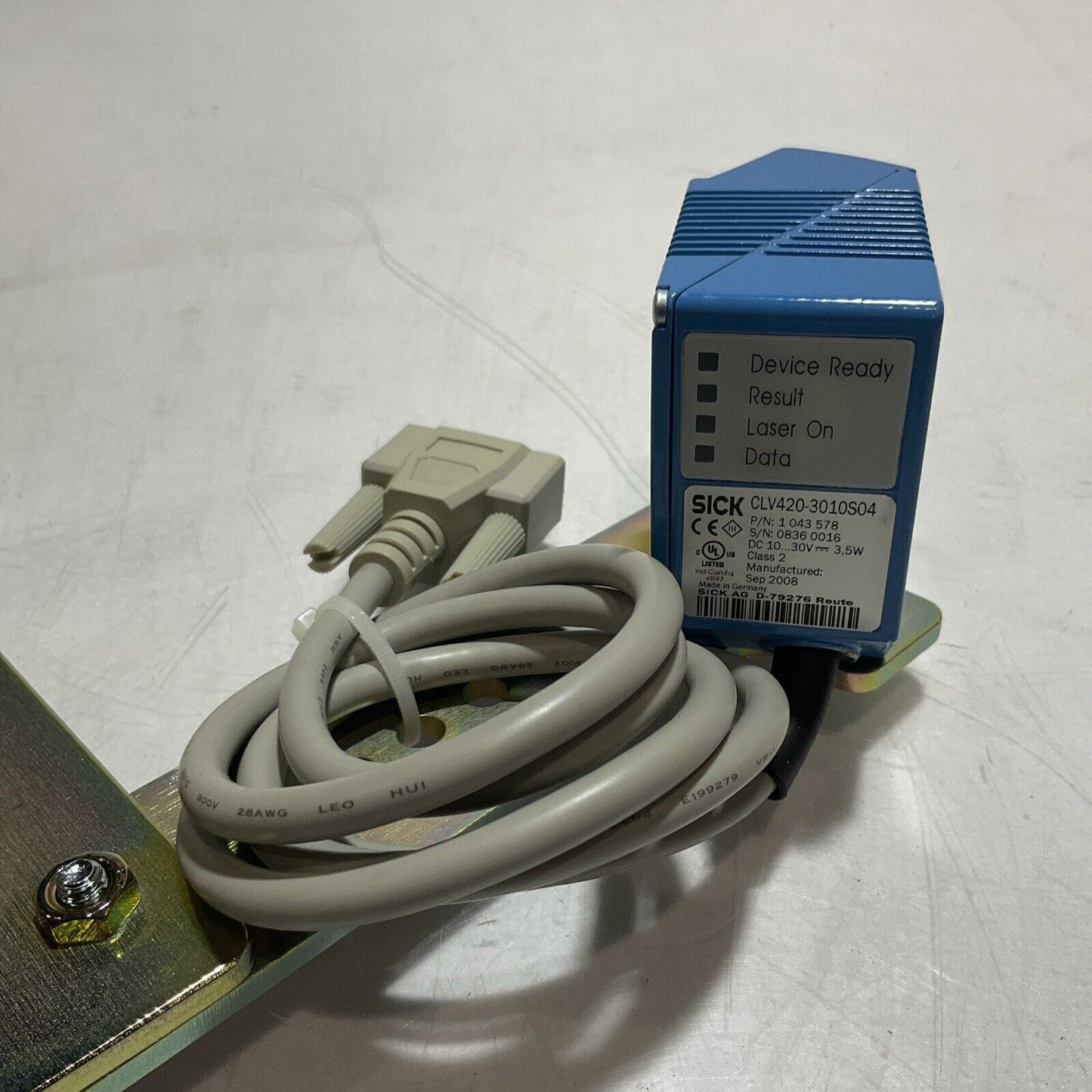 SICK CLV420-3010S04 1 043 578 BARCODE SCANNER ASSEMBLY 10-30V 3.5 W U3S