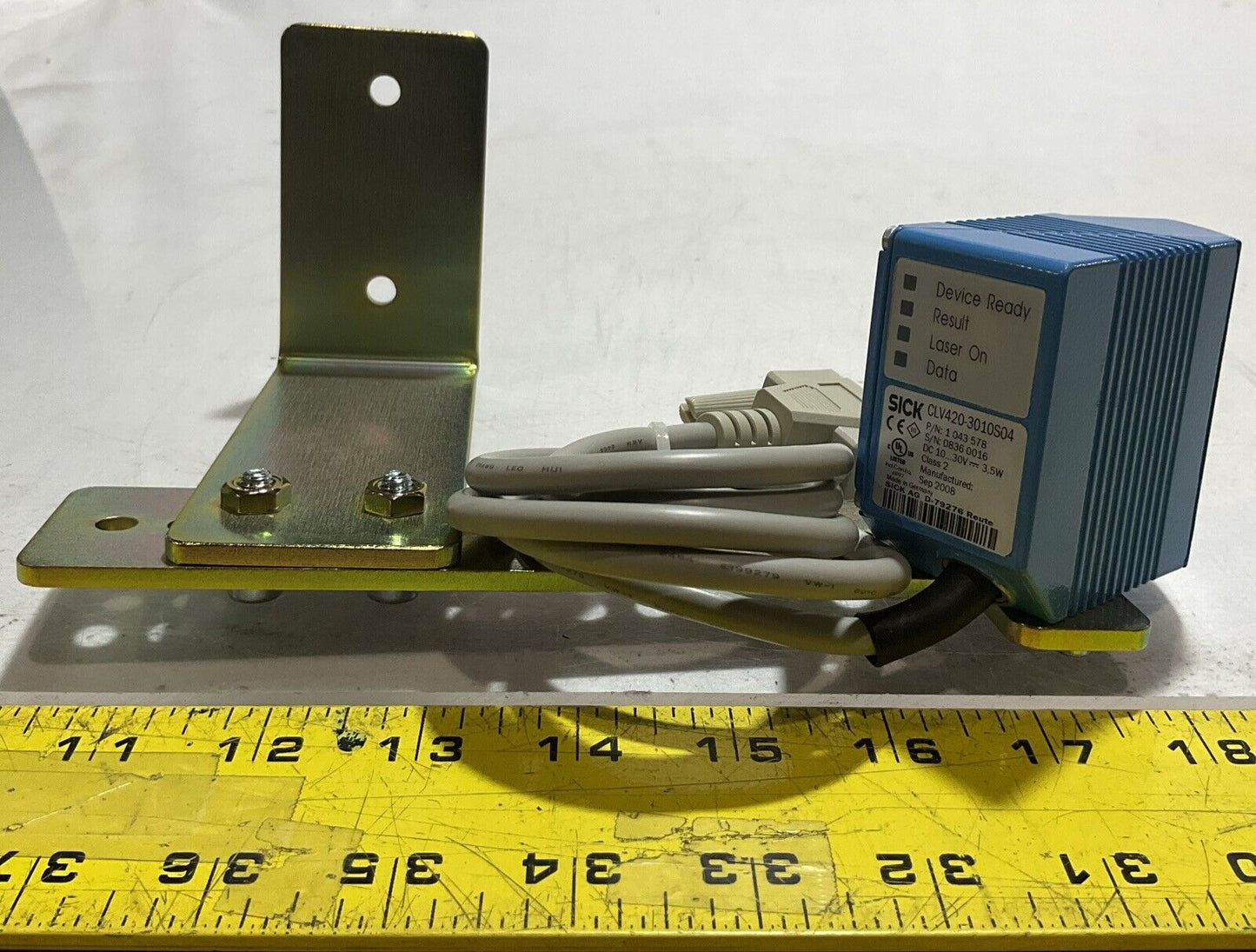 SICK CLV420-3010S04 1 043 578 BARCODE SCANNER ASSEMBLY 10-30V 3.5 W U3S