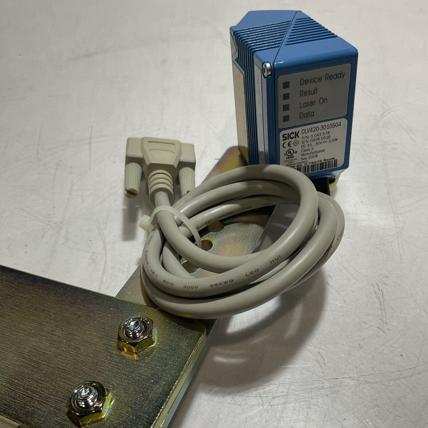 SICK CLV420-3010S04 1 043 578 BARCODE SCANNER ASSEMBLY 10-30V 3.5 W U3S