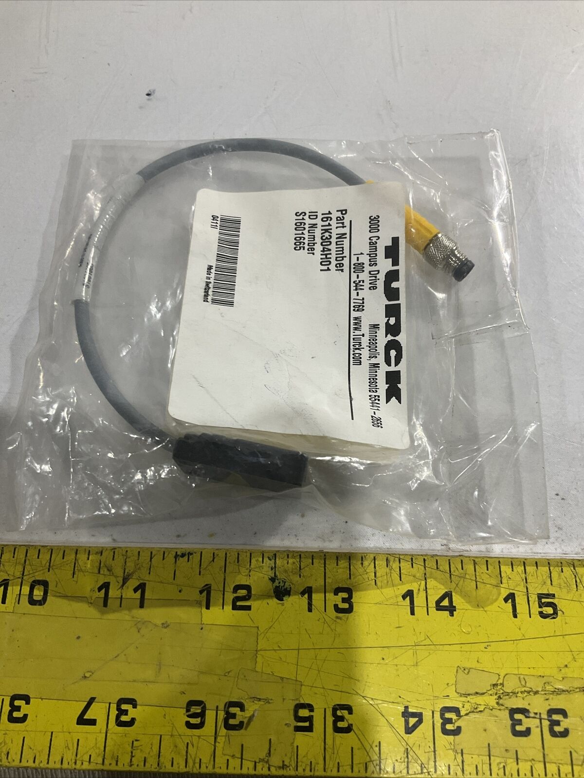 TURCK S1601665-161k304h01 SENSOR INDUCTIVE 7MM U3S