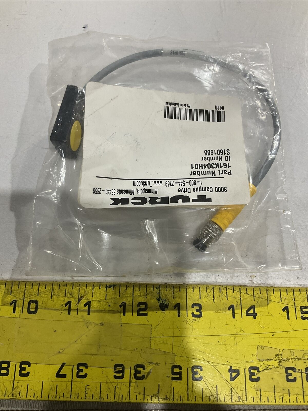 TURCK S1601665-161k304h01 SENSOR INDUCTIVE 7MM U3S