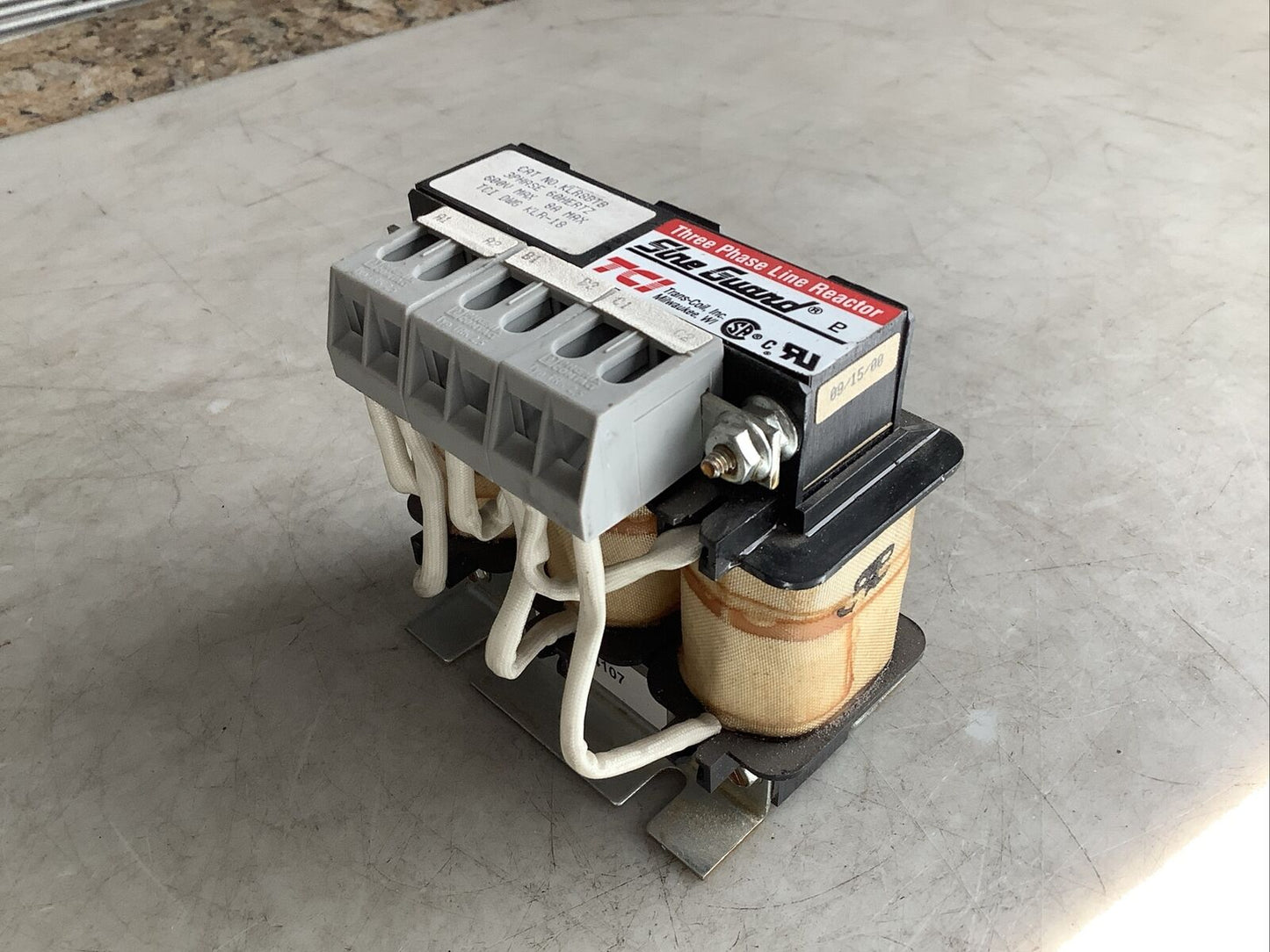 TCI KLR8BTB LINE REACTOR 3PH 600V 8A U3S