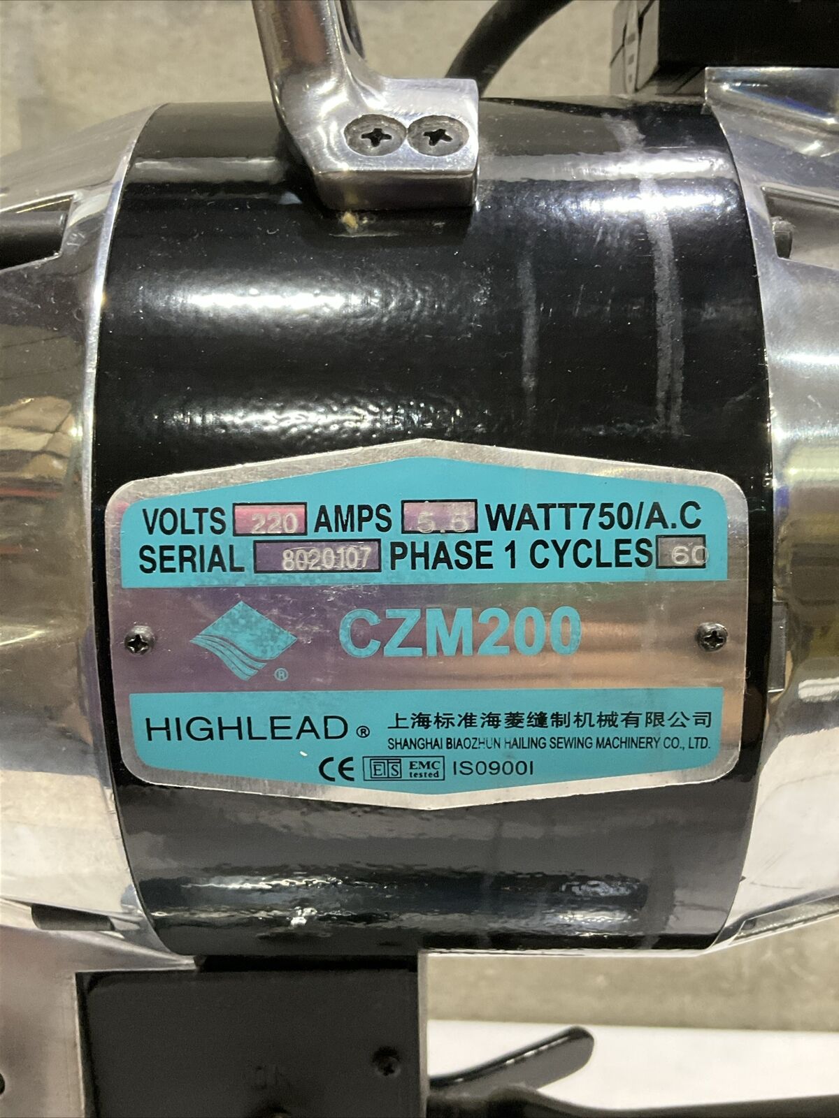 HIGHLEAD CZM200 AUTO-SHARPENING FABRIC CUTTING TOOL 220V 5.5A RM6