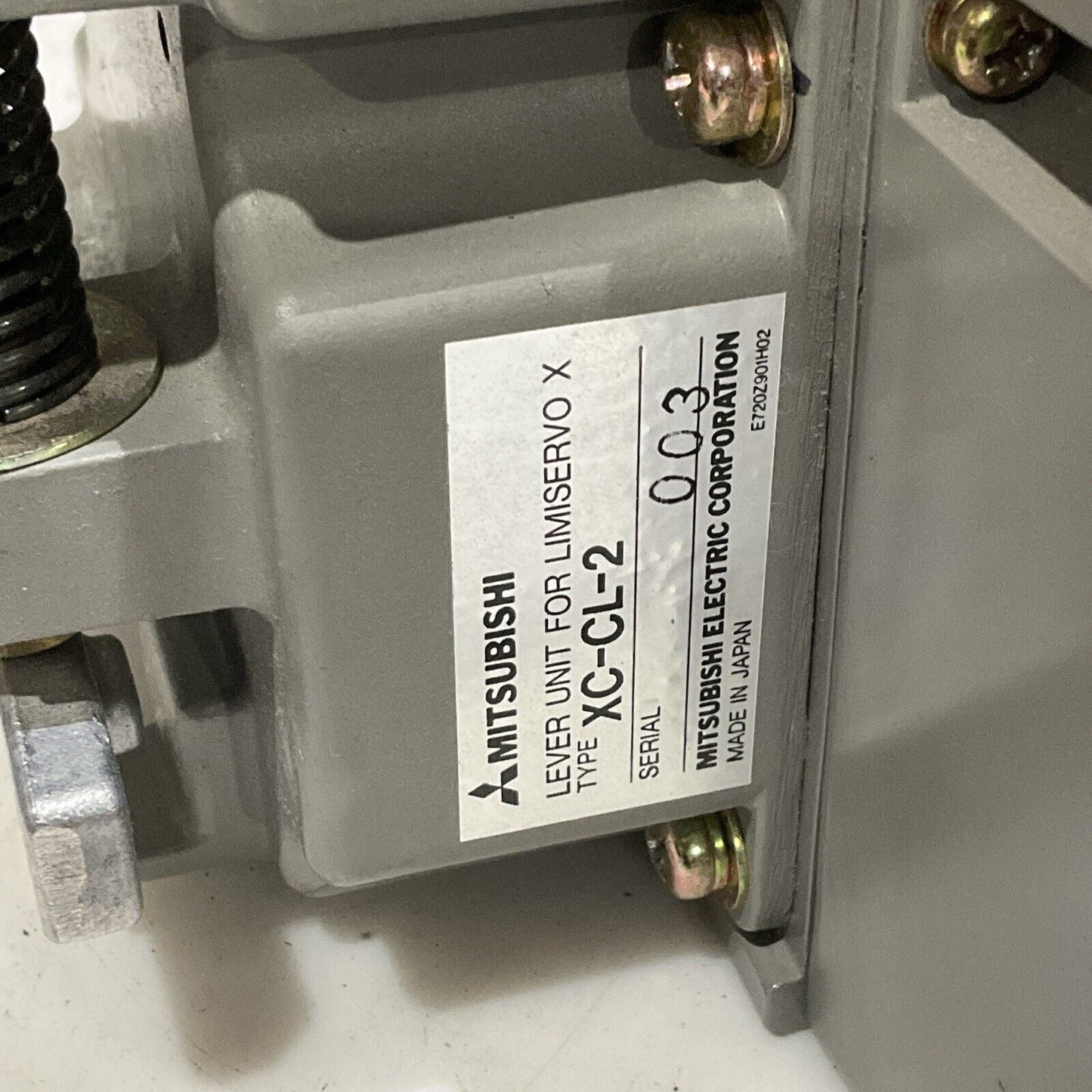 MITSUBISHI XC-EMFY-20-07 LIMISERVO NEEDLE POSITIONER XC-E SER. HVP-N XC-CL-2 RM6