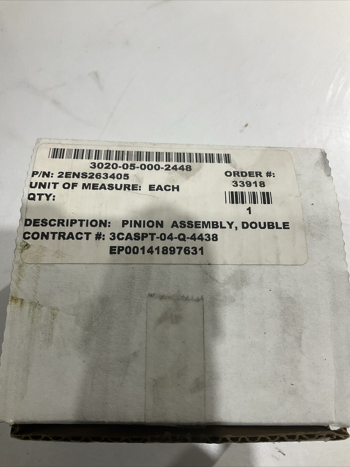 TILTON SUPER STARTER 2ENS263405 PINION ASSEMBLY DOUBLE CONTRACT U3S