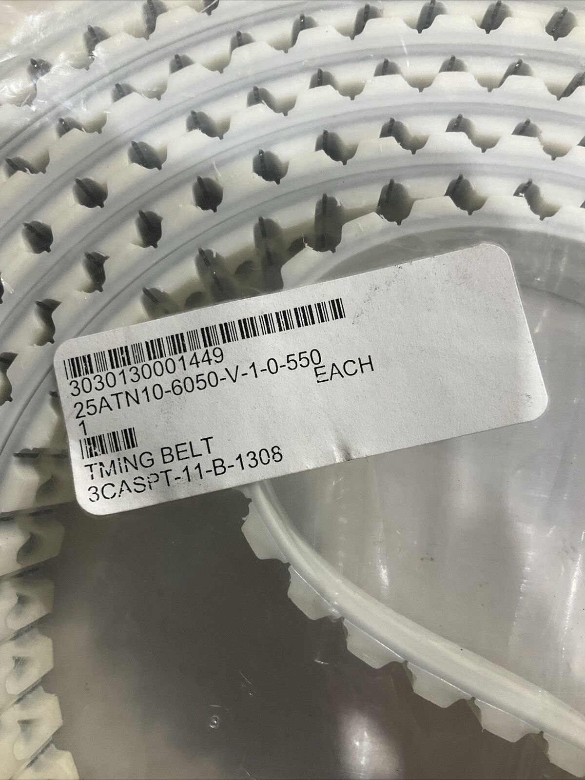 GENERIC 25ATN10-6050-V-1-0-550 TIMING BELT LOT OF 2 U3S