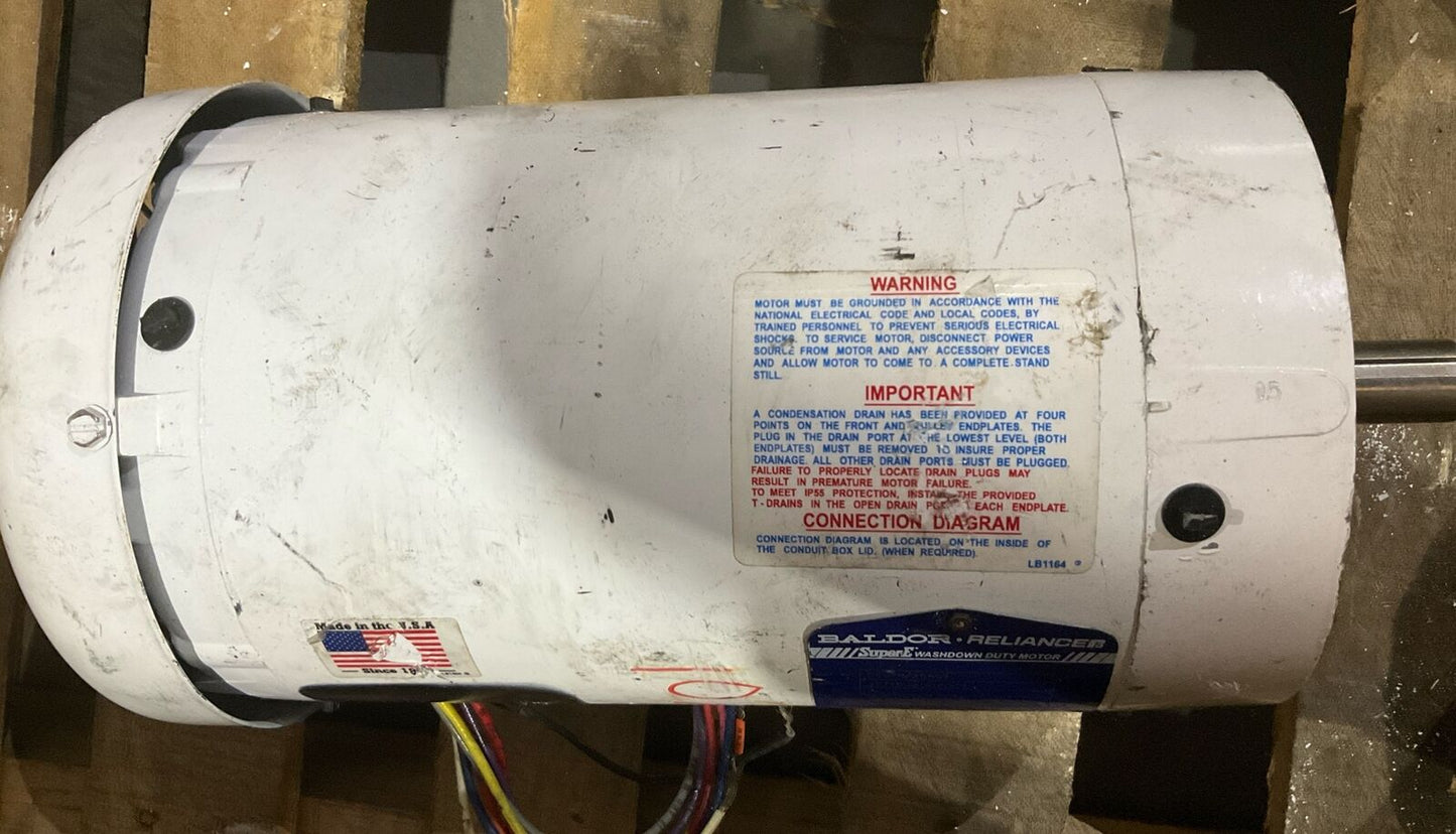 BALDOR RELIANCE CEWDM3559T 3HP WASHDOWN DUTY MOTOR U4M