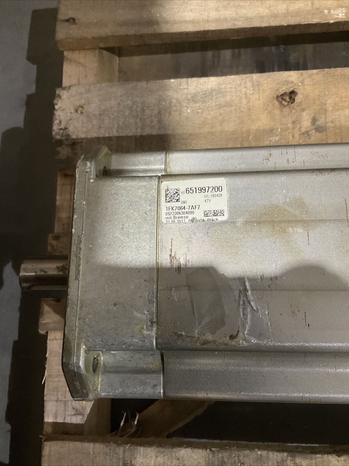SIEMENS 1FK7064-7AF7 SERVO MOTOR U4M