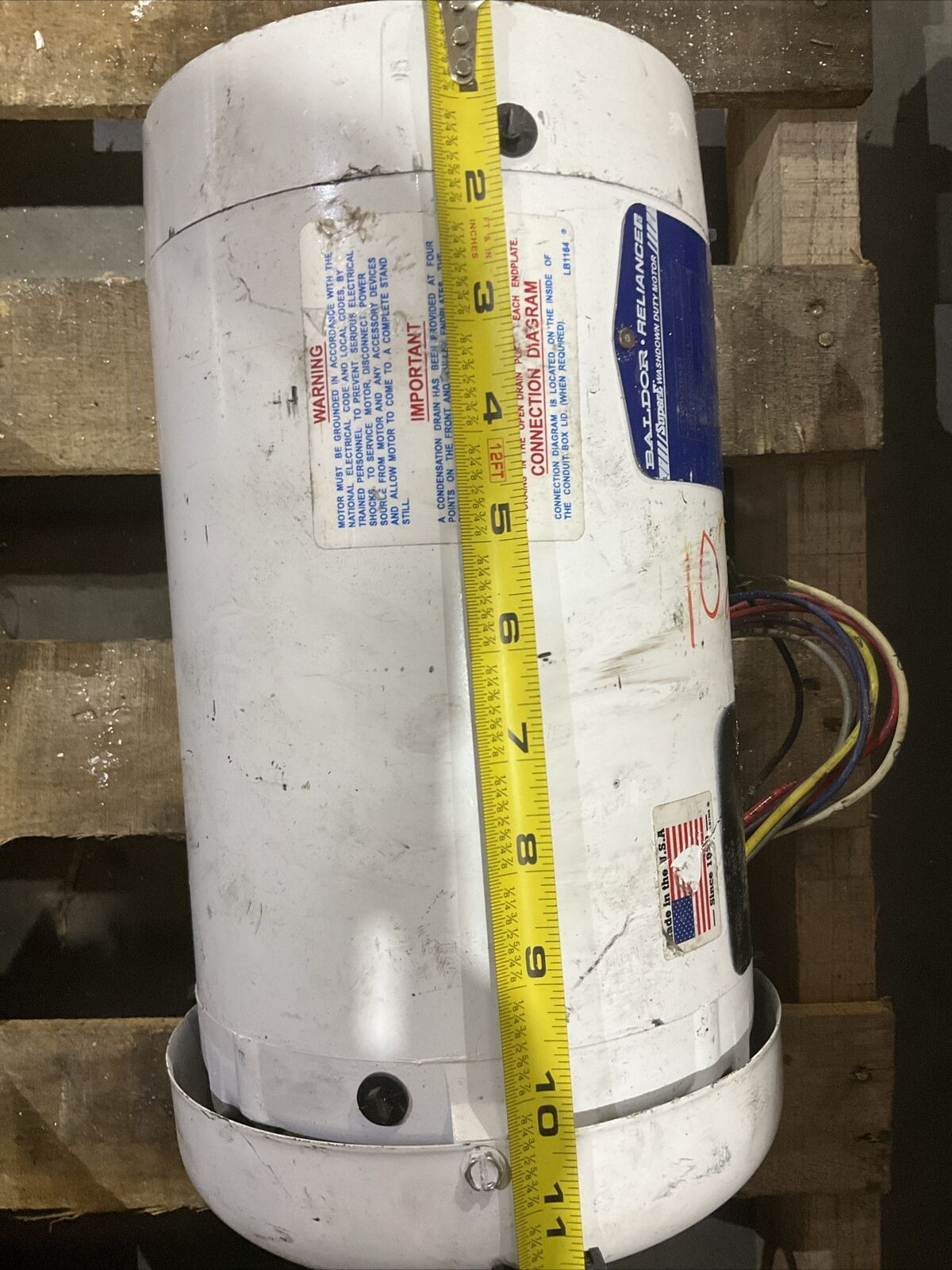 BALDOR RELIANCE CEWDM3559T 3HP WASHDOWN DUTY MOTOR U4M