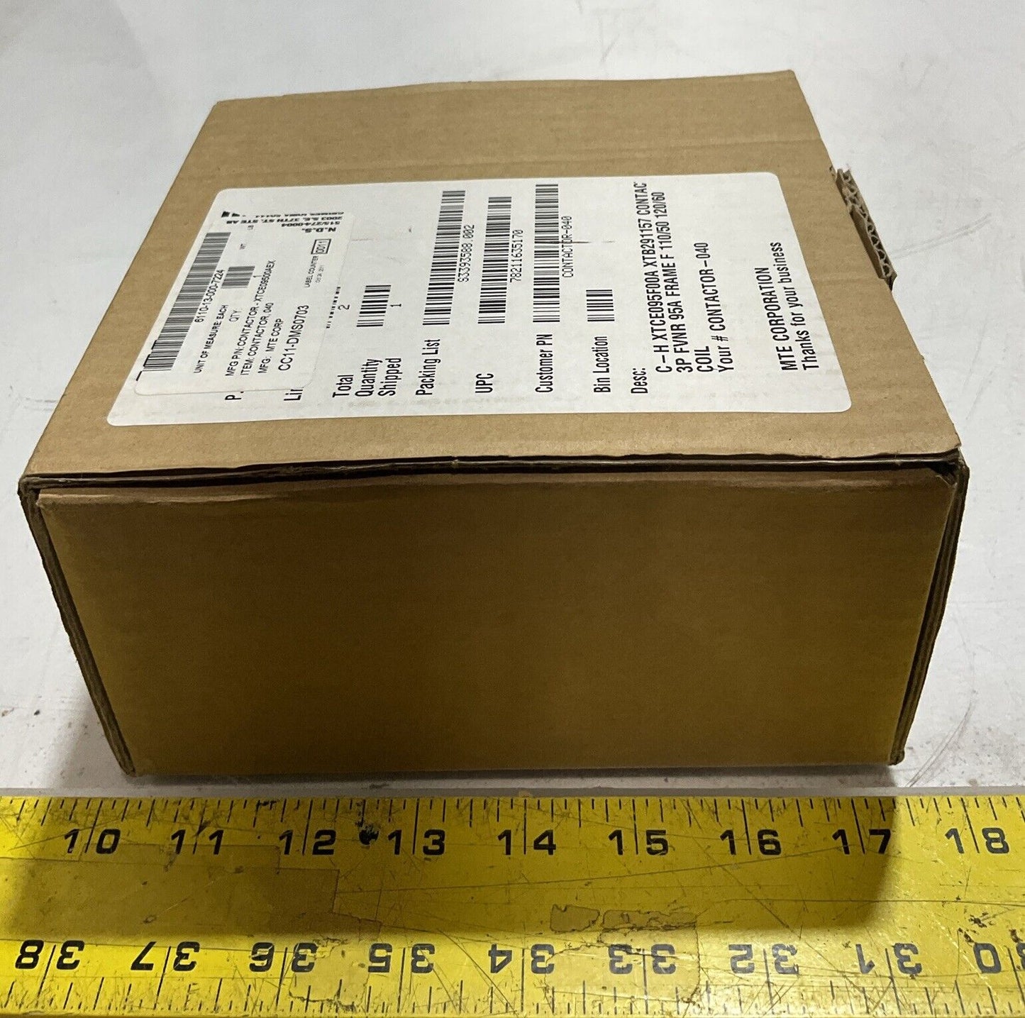EATON XTCE095F00A CONTACTOR 3 P 250 VDC 125 A U3S