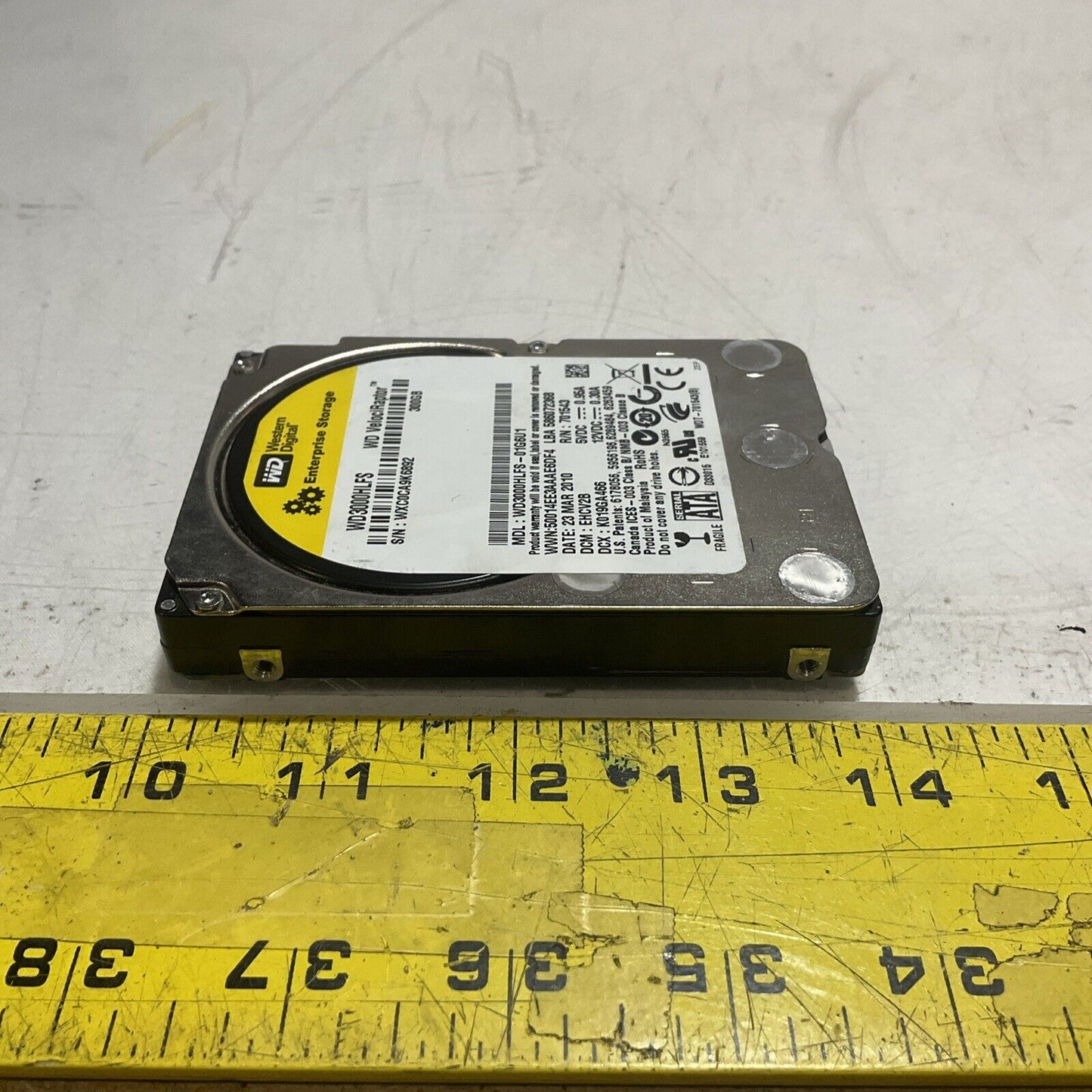 WESTERN DIGITAL WD3000HLFS DRIVE HARD INTERNAL VELOCIRAPTER 300GB SATA U3S
