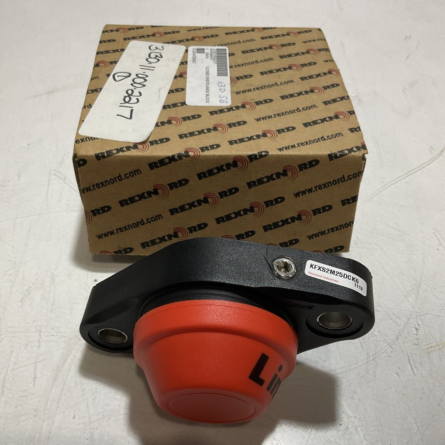 REXNORD KFX2M25DCK6 CLOSED END FLANGE BLOCK U3S