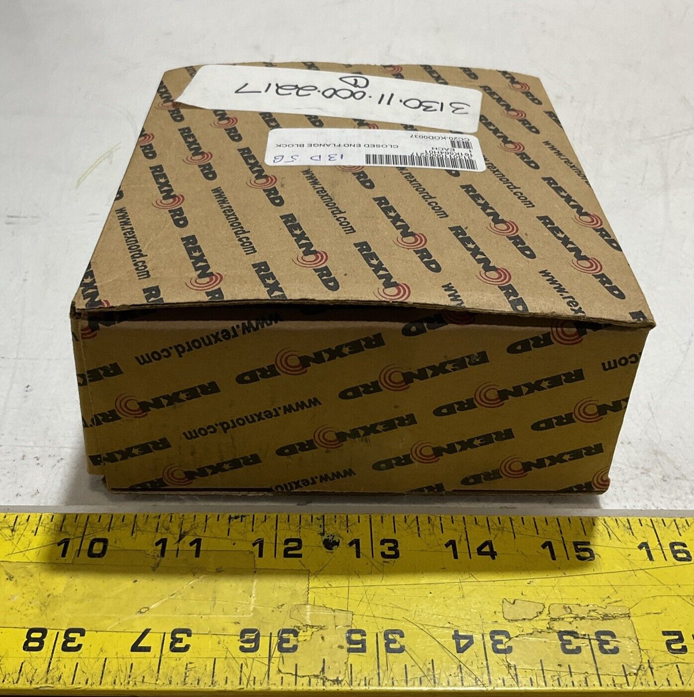 REXNORD KFX2M25DCK6 CLOSED END FLANGE BLOCK U3S