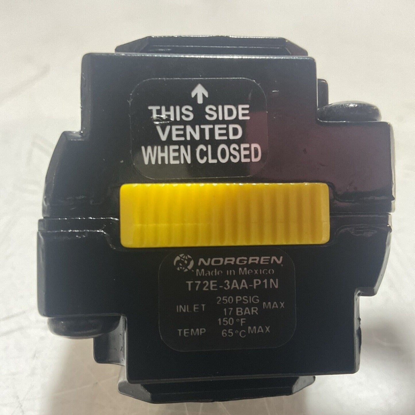 NORGREN T72E-3AA-P1N SHUT-OFF VALVE 3/8IN SLIDE ACTUATOR U3S