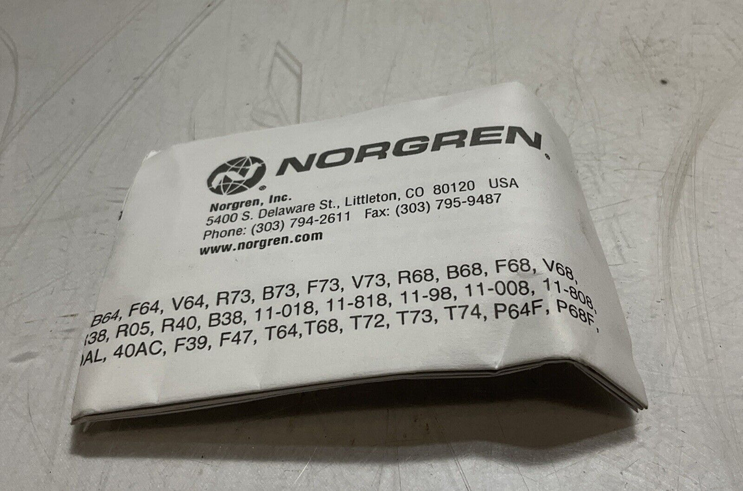 NORGREN T74E-4AA- P1N VALVE SHUT OFF 3X.50 PORT 2 POSITION LOCKOUT U3S