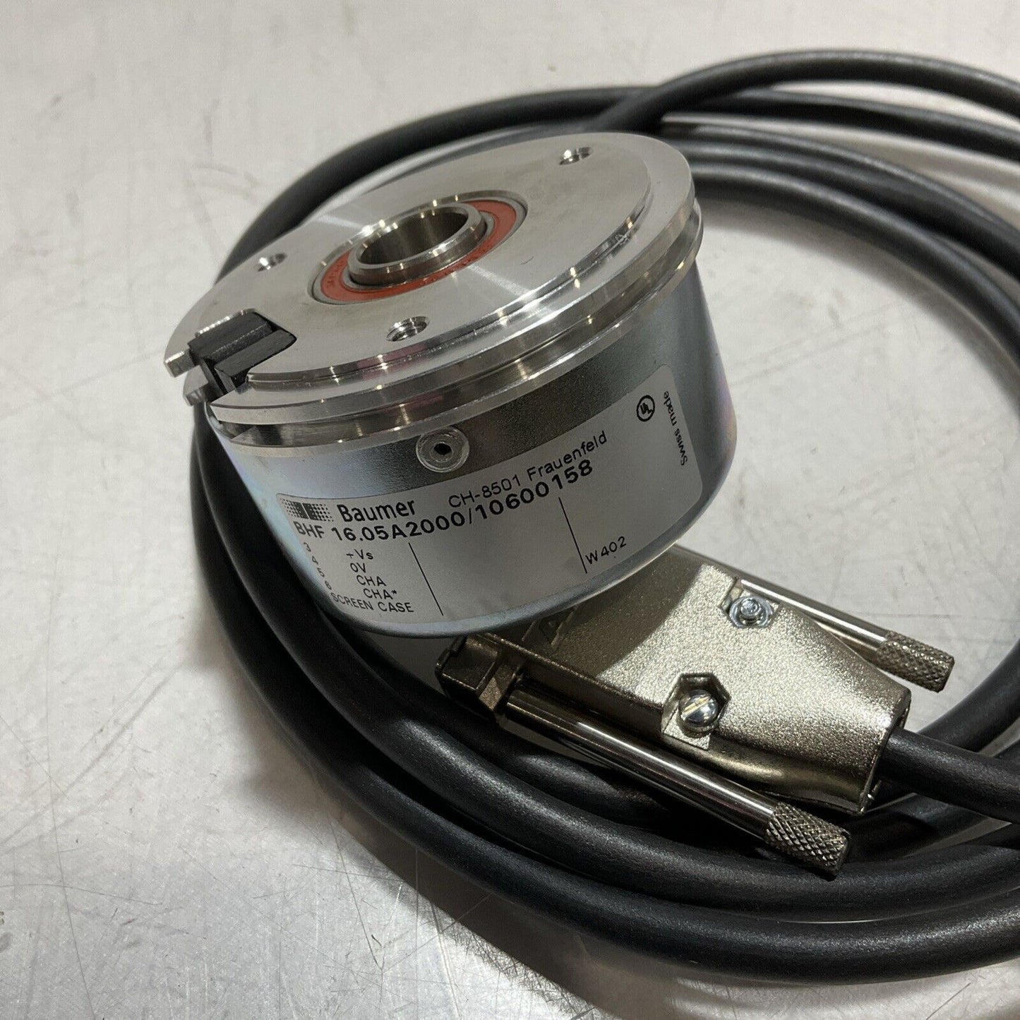 BAUMER CH-8501 BF16.05A2000/10600158 WIRED ENCODER ASSEMBLY U3S