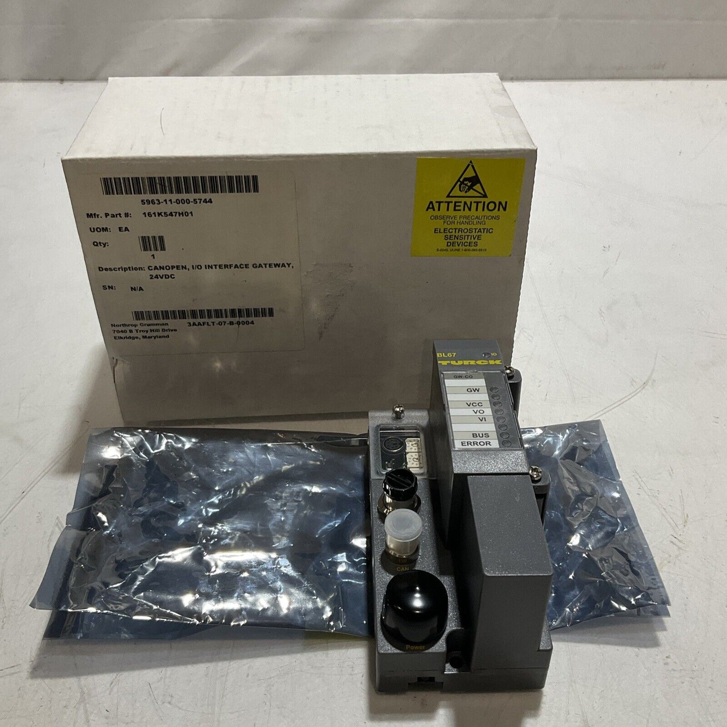 TURCK BL67 GATEWAY CANOPEN INTERFACE U3S