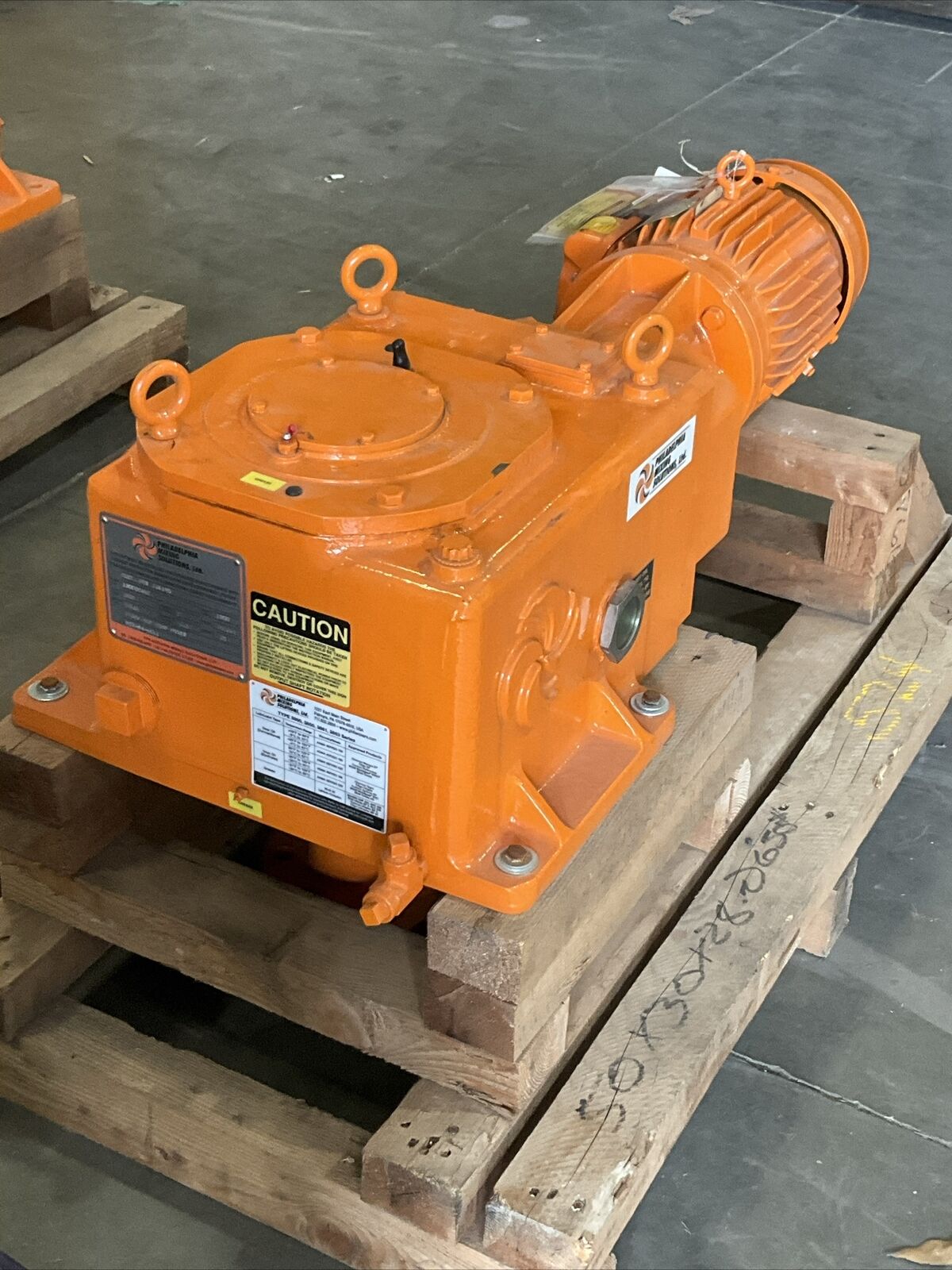 PHILADELPHIA RAVEN 3800 3853M SPENT WASH WATER SUMP MIXER MIX-84-6011 1800RPM