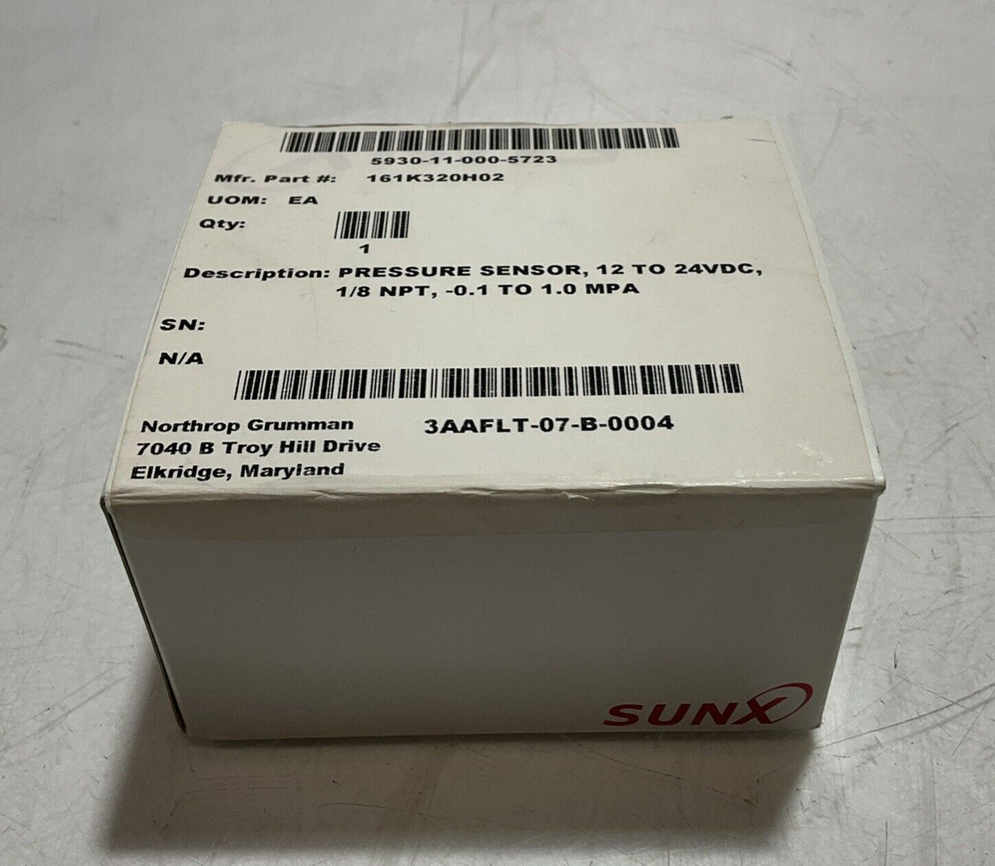 SUNX PANASONIC DP-112-E-P-J UDP112EPJ PRESSURE SENSOR DP-100 12-24VDC 1/8NPT U3S