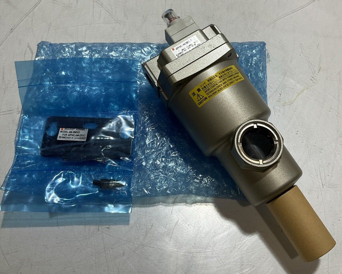 SMC AFF4C-N03BC-T MAIN LINE W/ BRACKET FILTER U3S
