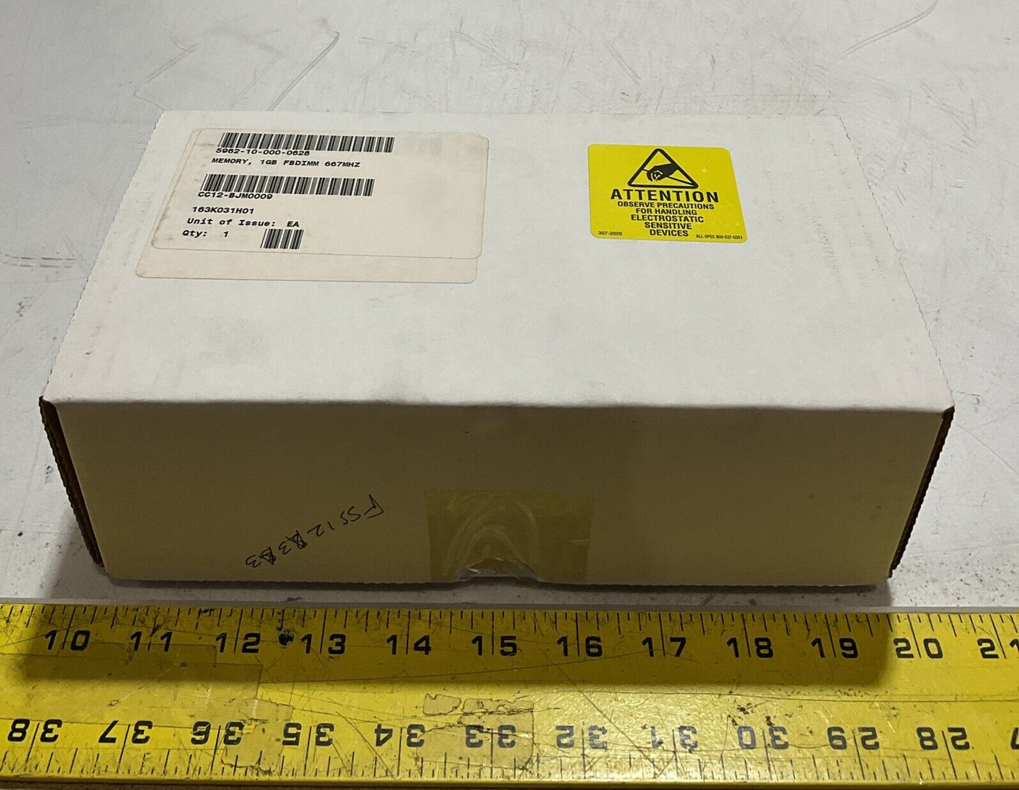 KINGSTON F12872F51 1GB DDR2 FULLY BUFFERED FB ECC PC25300 667Mhz 2Rx8 MEMORY U3S