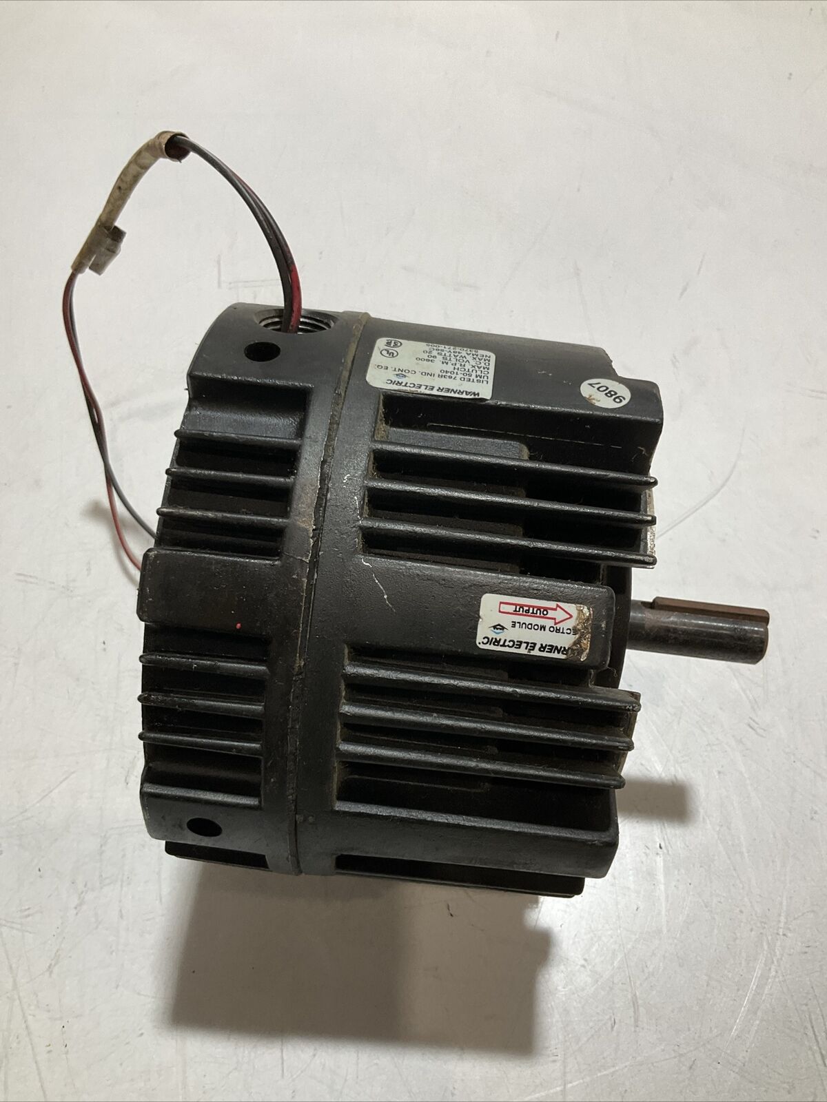 WARNER ELECTRIC UM50-1040 ELECTRO MODULE FACE CLUTCH 3600 RPM U3S
