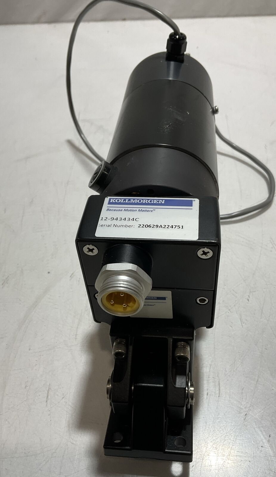 KOLLMORGEN 12-943434C LINEAR ACTUATOR W/ BRAKE 160V 2A U3S