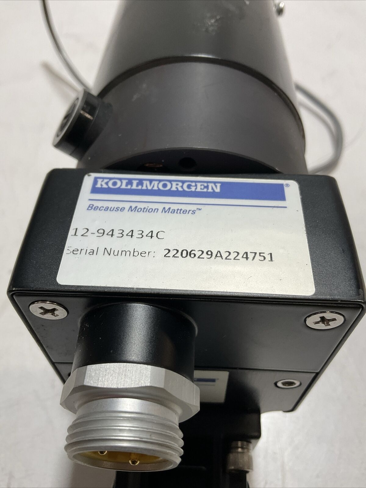 KOLLMORGEN 12-943434C LINEAR ACTUATOR W/ BRAKE 160V 2A U3S