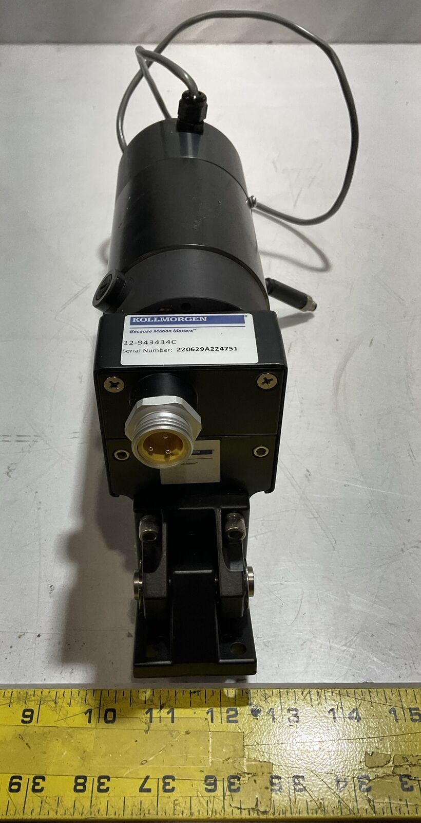 KOLLMORGEN 12-943434C LINEAR ACTUATOR W/ BRAKE 160V 2A U3S