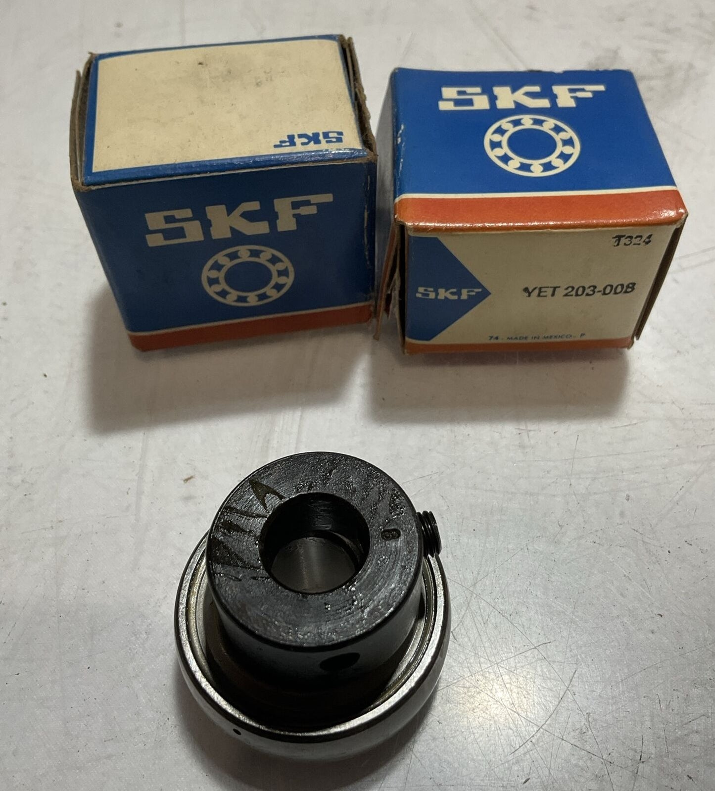 SKF YET203-008 BEARINGS SUPPLIES LOT OF 2 U3S