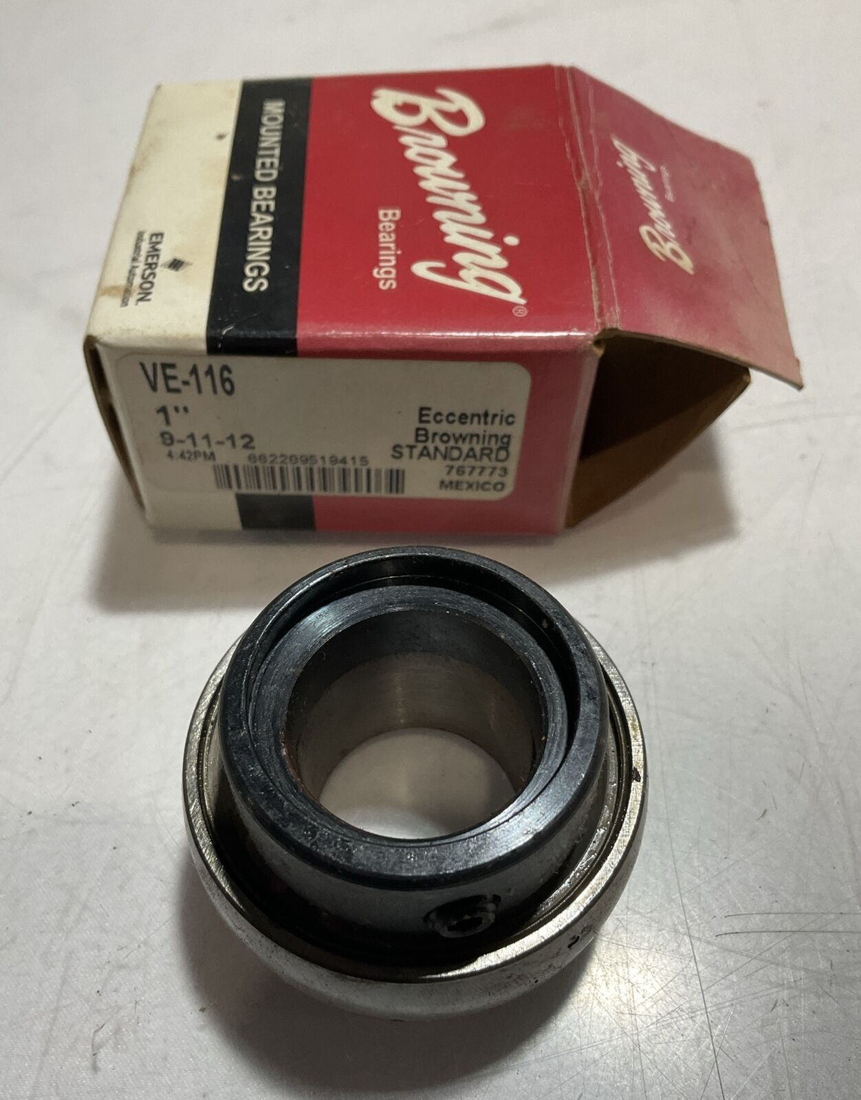BROWNING BEARING VE-116 MOUNTED BEARINGS LOT OF 3 U3S