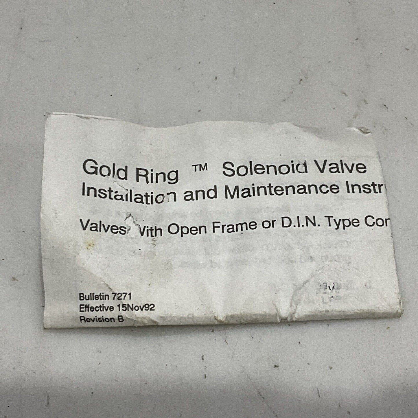PARKER 3FPH80 SOLENOID VALVE COIL 24 VDC 11.5 W CLASS F RM6