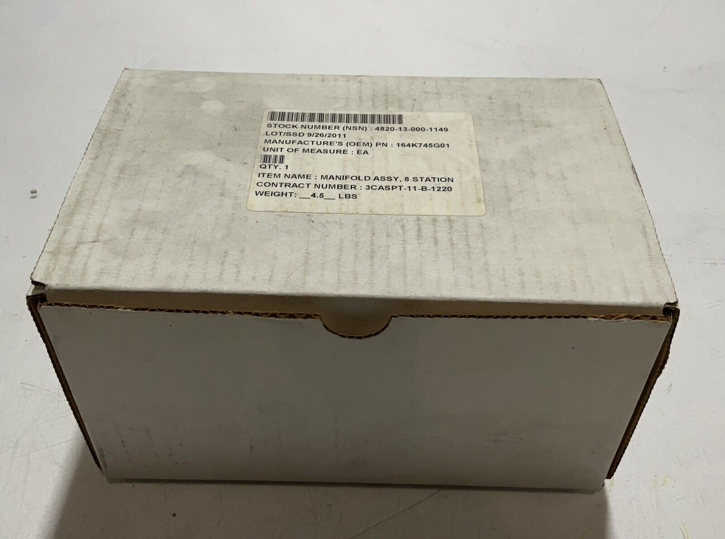 SMC VV5Q21-08 VQ2301N-51 PNEUMATIC VALVE MANIFOLD ASSEMBLY 8 STATION U3S