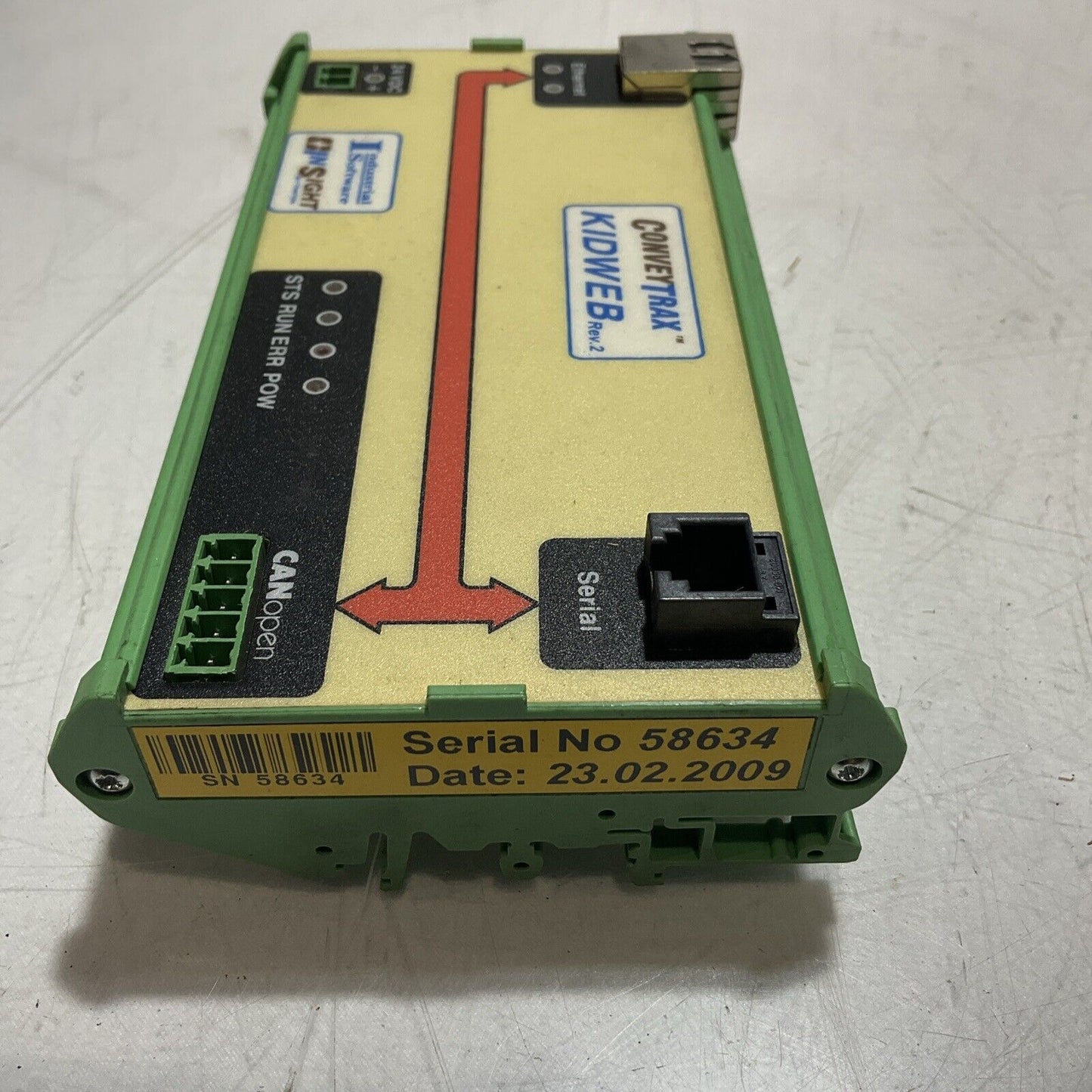 CONVEYTRAX KIDWEB 0X00424557 INSIGHT AUTOMATION MODULE LOT OF 13 U3S