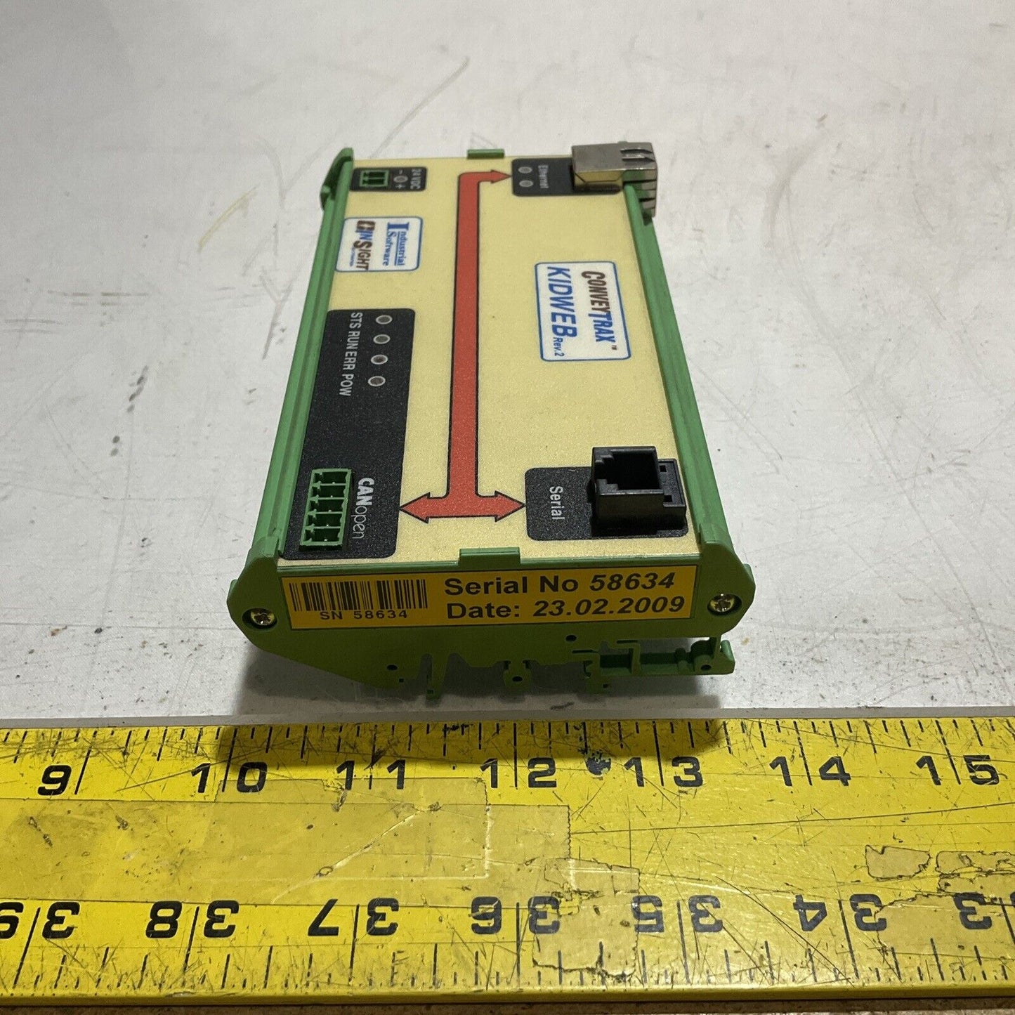 CONVEYTRAX KIDWEB 0X00424557 INSIGHT AUTOMATION MODULE LOT OF 13 U3S