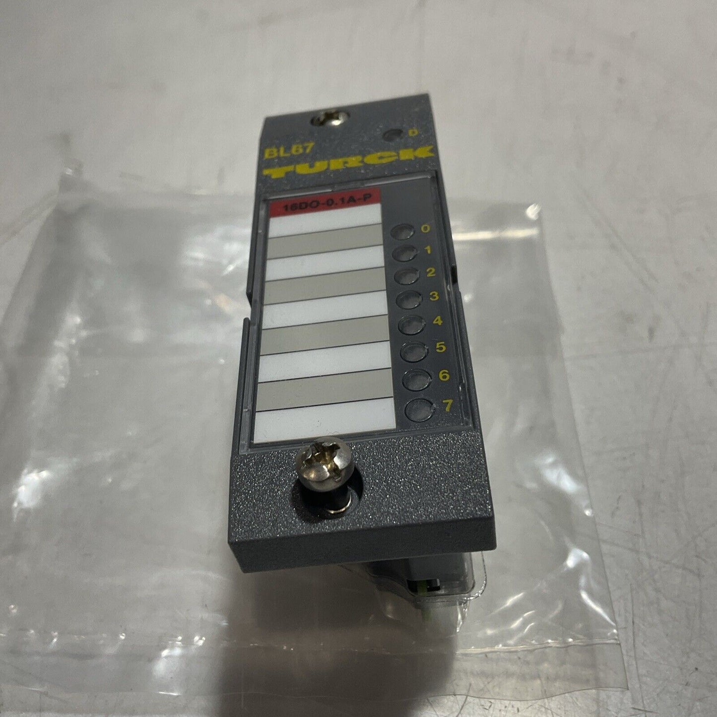 TURCK BL67-16DO-0.1A-PNR SYSTEM OUTPUT MODULE 16 DIGITAL OUTPUTS 24VDC LED U3S