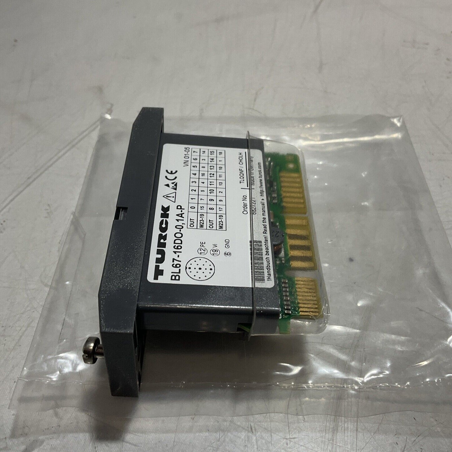 TURCK BL67-16DO-0.1A-PNR SYSTEM OUTPUT MODULE 16 DIGITAL OUTPUTS 24VDC LED U3S