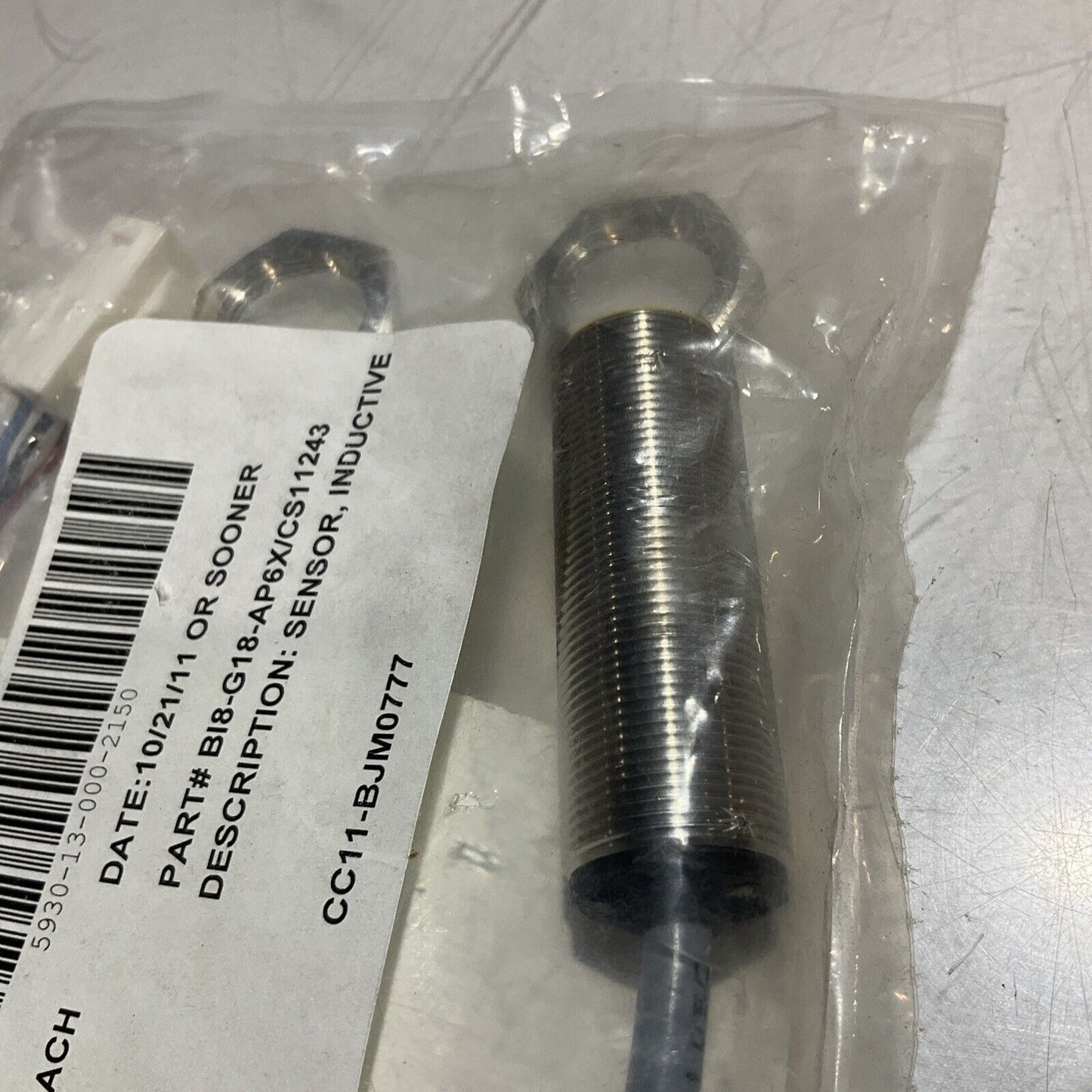 TURCK BI8-G18-AP6X-0.2/CS11243 INDUCTIVE PROXIMITY SENSOR LOT OF 3 U3S