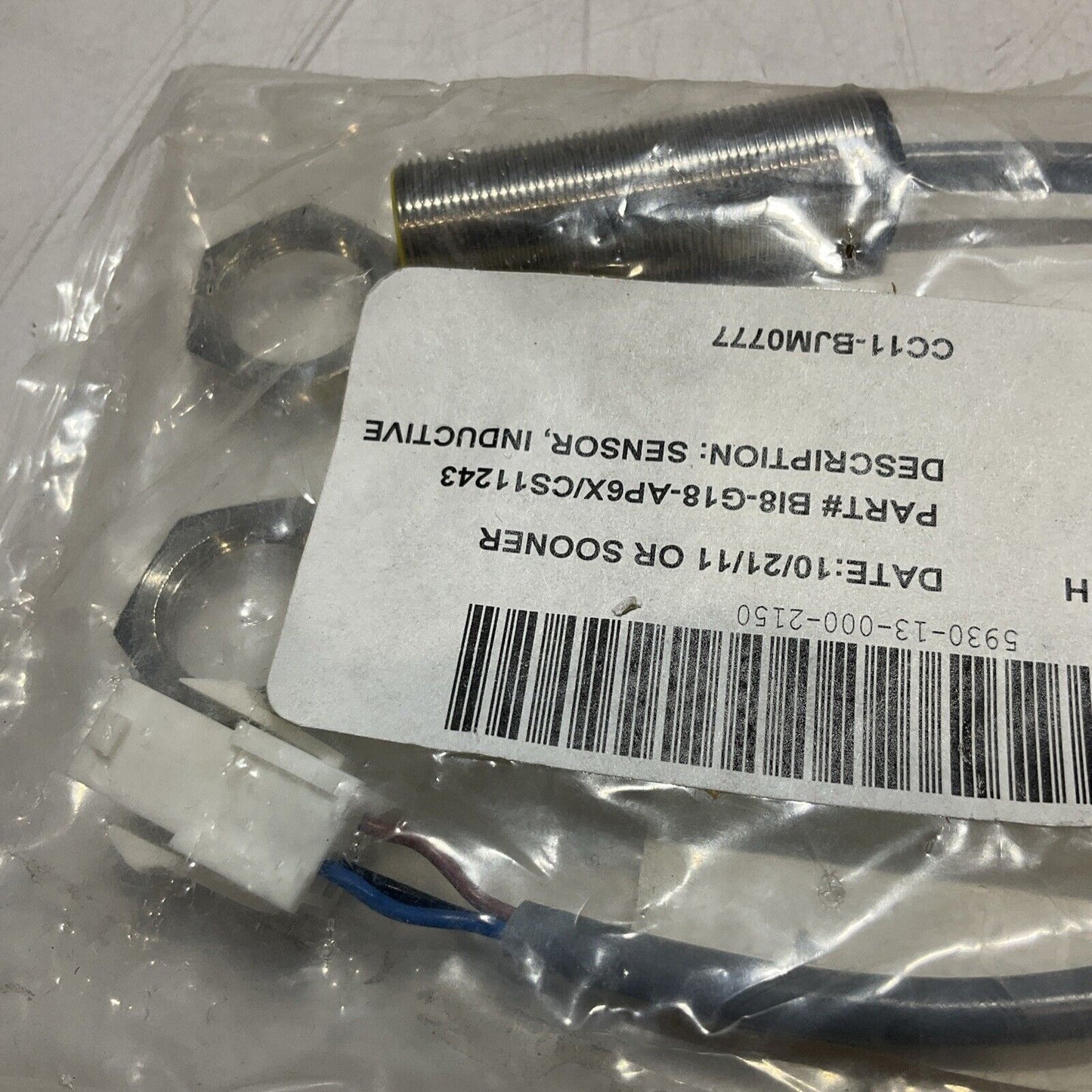 TURCK BI8-G18-AP6X-0.2/CS11243 INDUCTIVE PROXIMITY SENSOR LOT OF 3 U3S