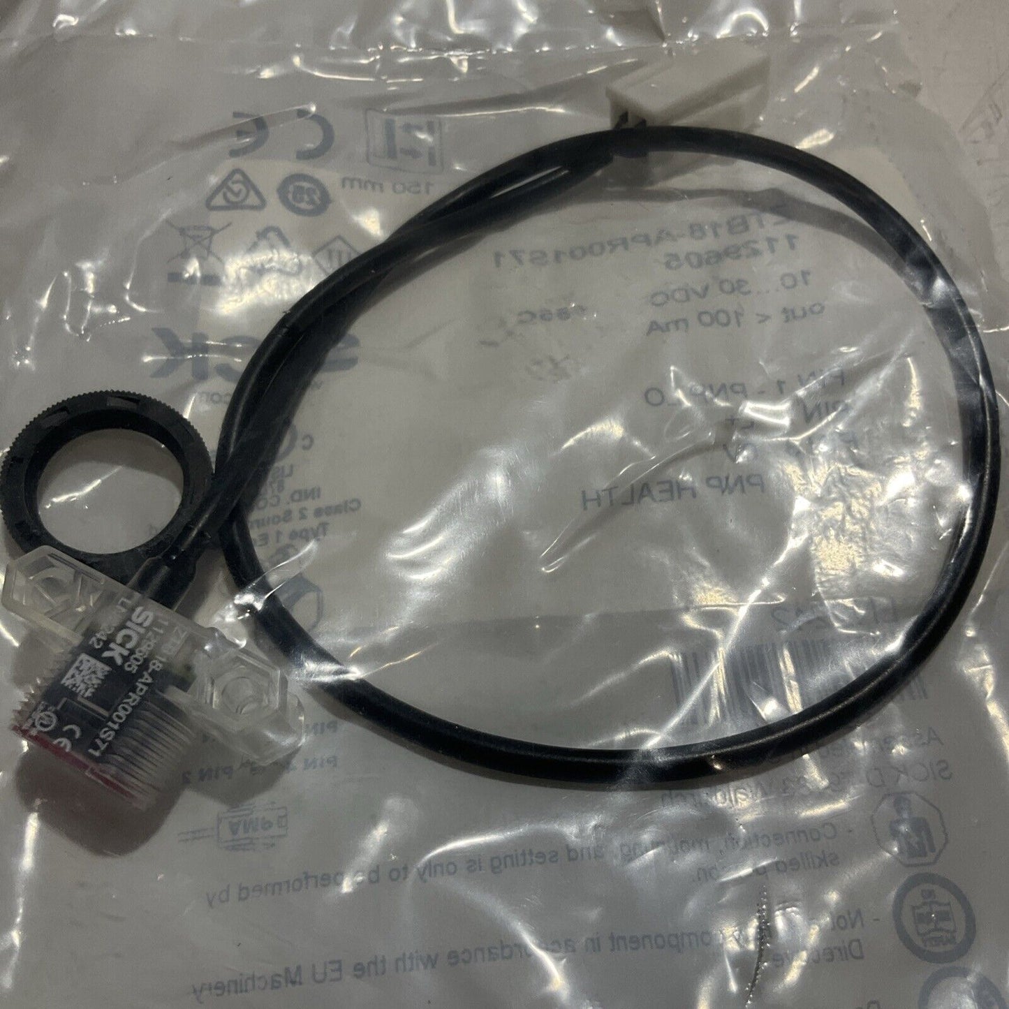 SICK SICK ZTB18-APR001S71 SERIES 1129605 PNP PHOTOELETRIC SENSOR PHOTO EYE U3S