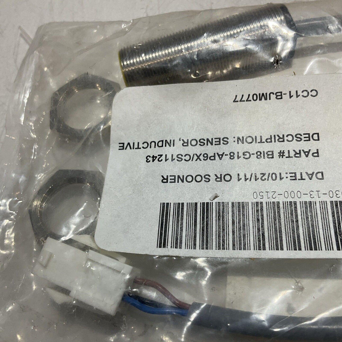 TURCK BI8-G18-AP6X-0.2/CS11243 INDUCTIVE PROXIMITY SENSOR LOT OF 3 U3S