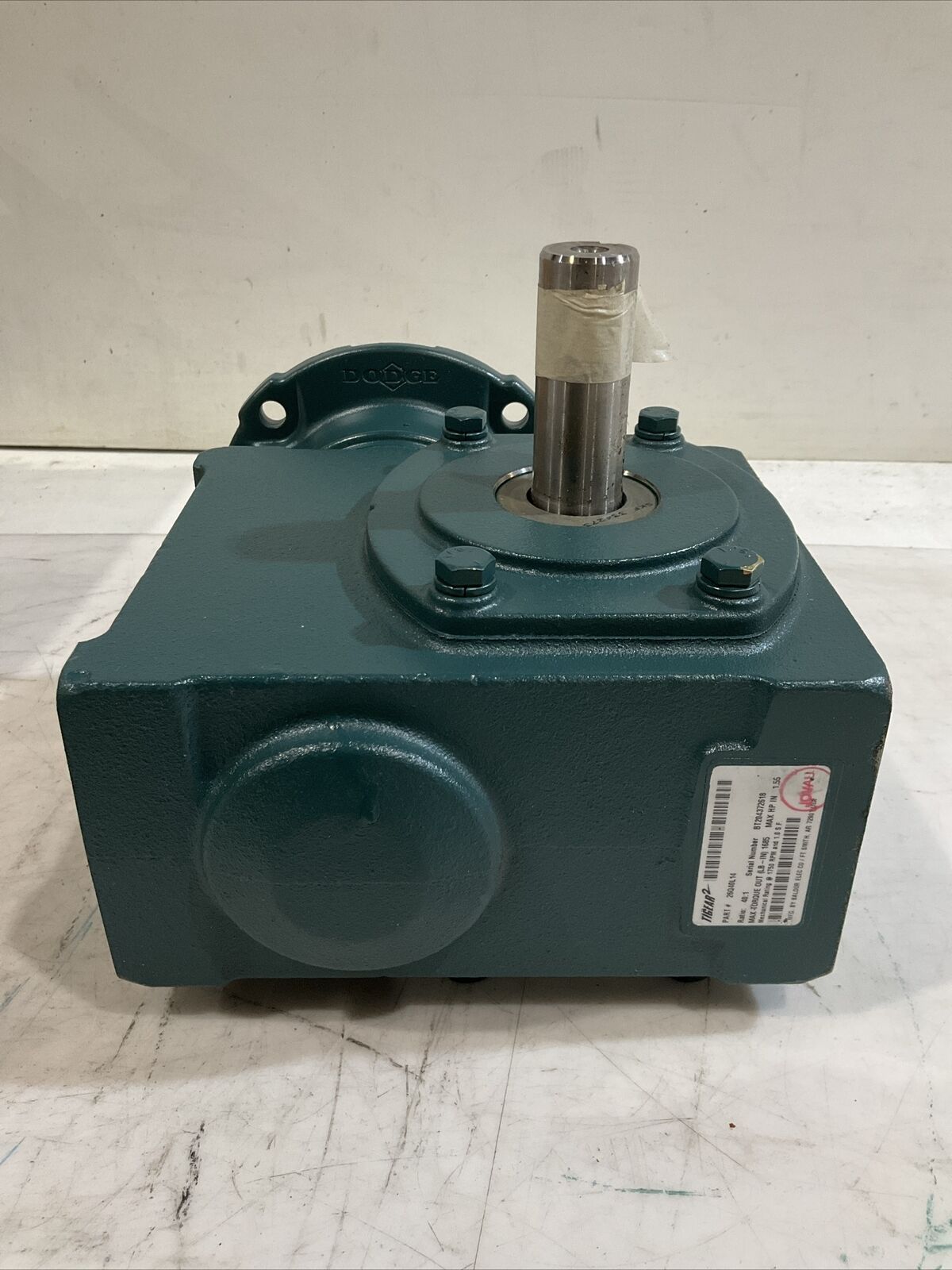 DODGE TIGEAR 2 26Q40L14 GEAR DEDUCER RATIO 40:1 1750 RPM U3S