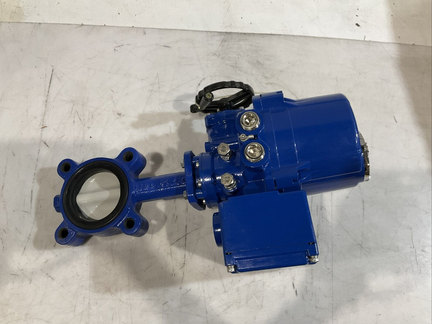 DELVAL FLOW CONTROLS SERIES 2E ELECTRIC ACTUATOR AND BUTTERFLY VALVE 10" G7T