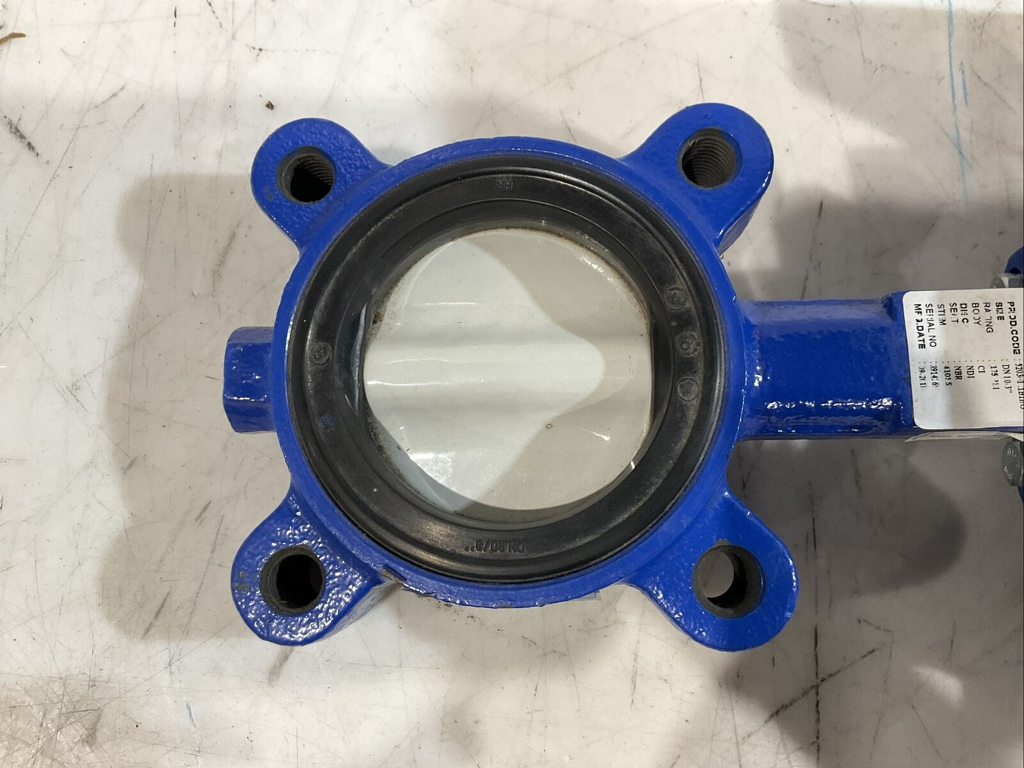 DELVAL FLOW CONTROLS SERIES 2E ELECTRIC ACTUATOR AND BUTTERFLY VALVE 10" G7T