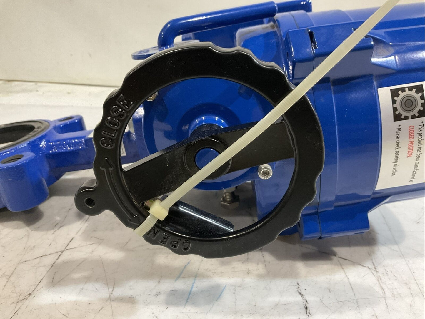 DELVAL FLOW CONTROLS SERIES 2E ELECTRIC ACTUATOR AND BUTTERFLY VALVE 10" G7T