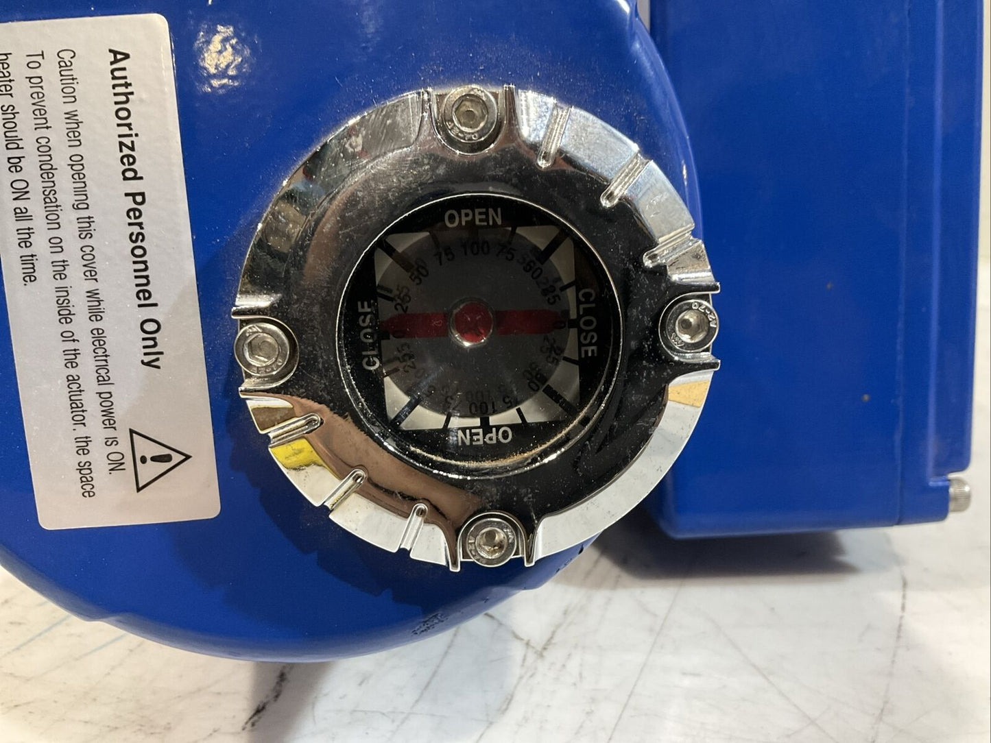 DELVAL FLOW CONTROLS SERIES 2E ELECTRIC ACTUATOR AND BUTTERFLY VALVE 10" G7T