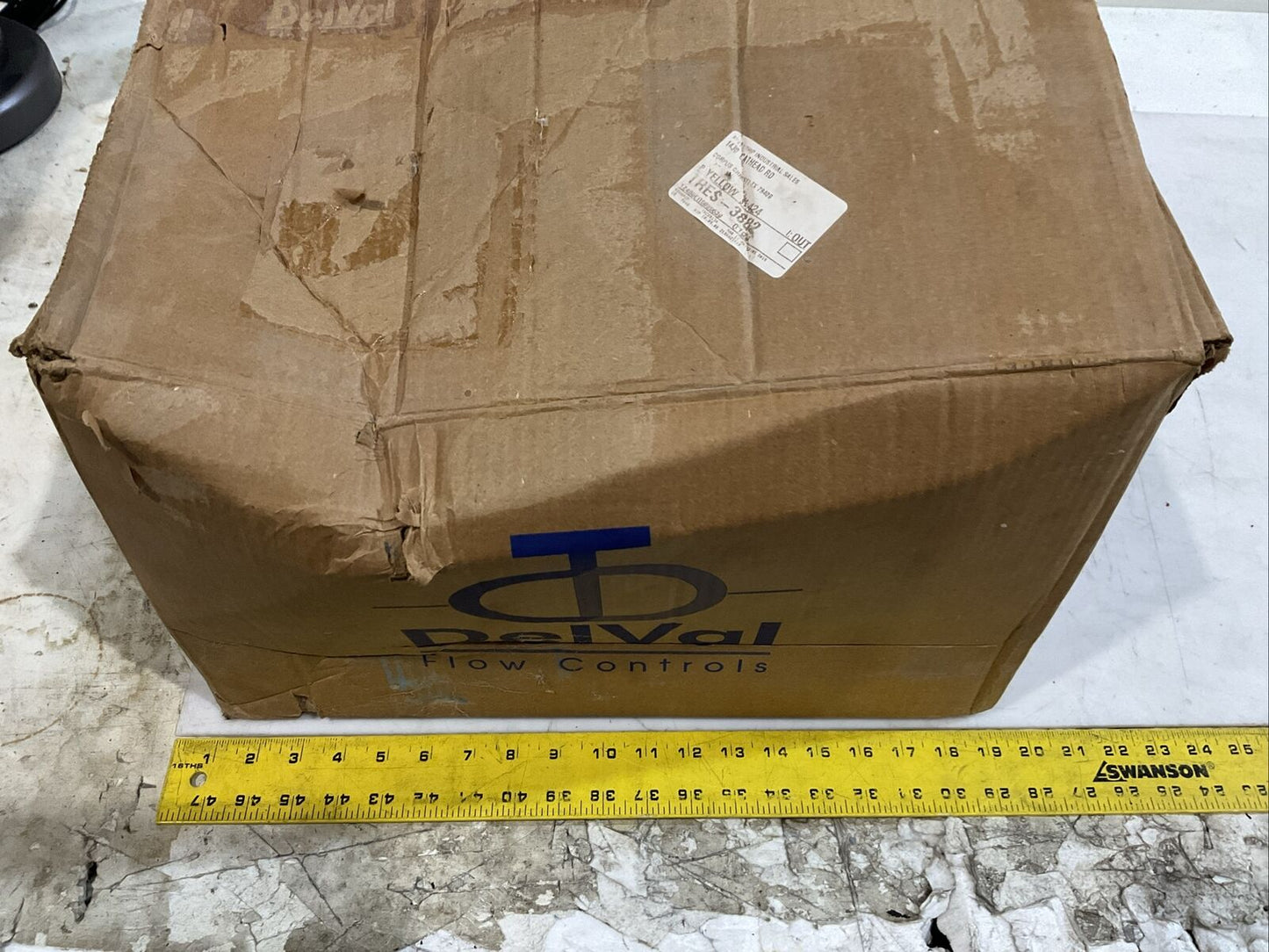 DELVAL FLOW CONTROLS SERIES 2E ELECTRIC ACTUATOR AND BUTTERFLY VALVE 10" G7T