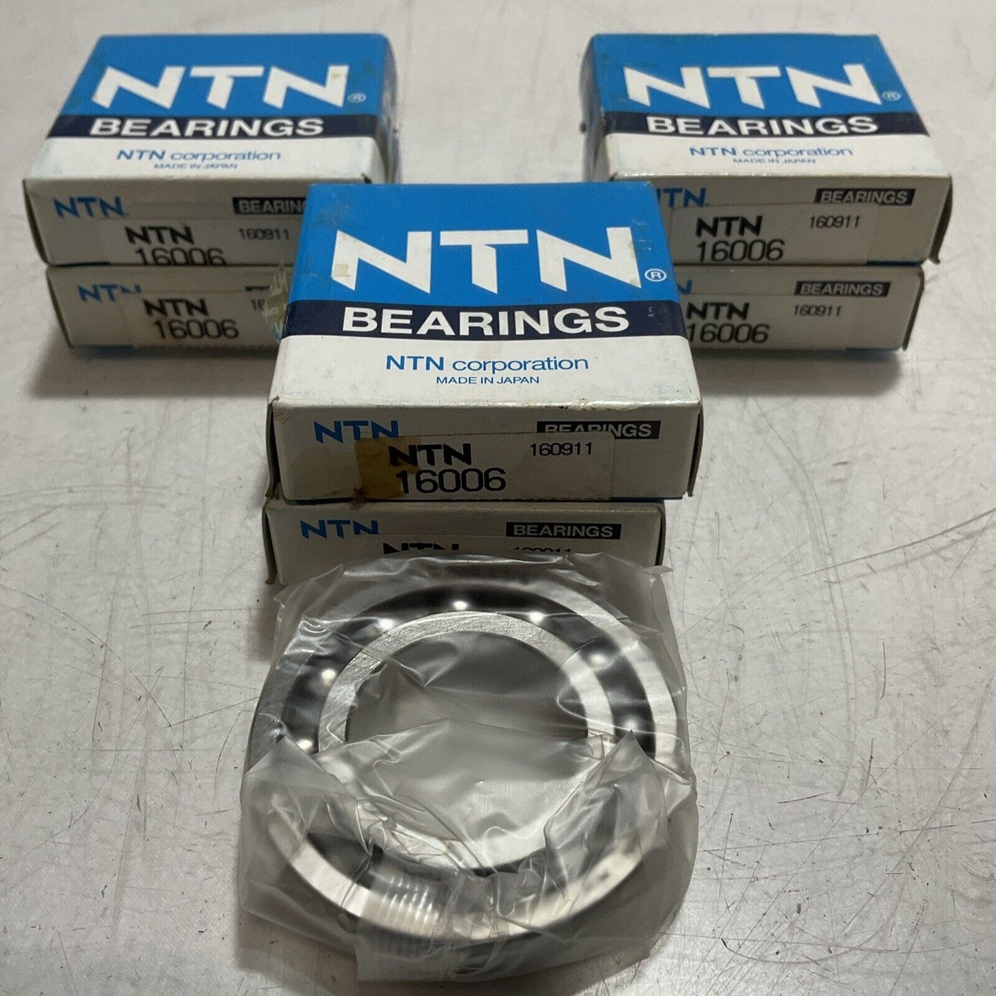 NTN 16006 160911 SINGLE ROW DEEP GROOVE BALL BEARING 30X55X9MM LOT OF 6 R7T