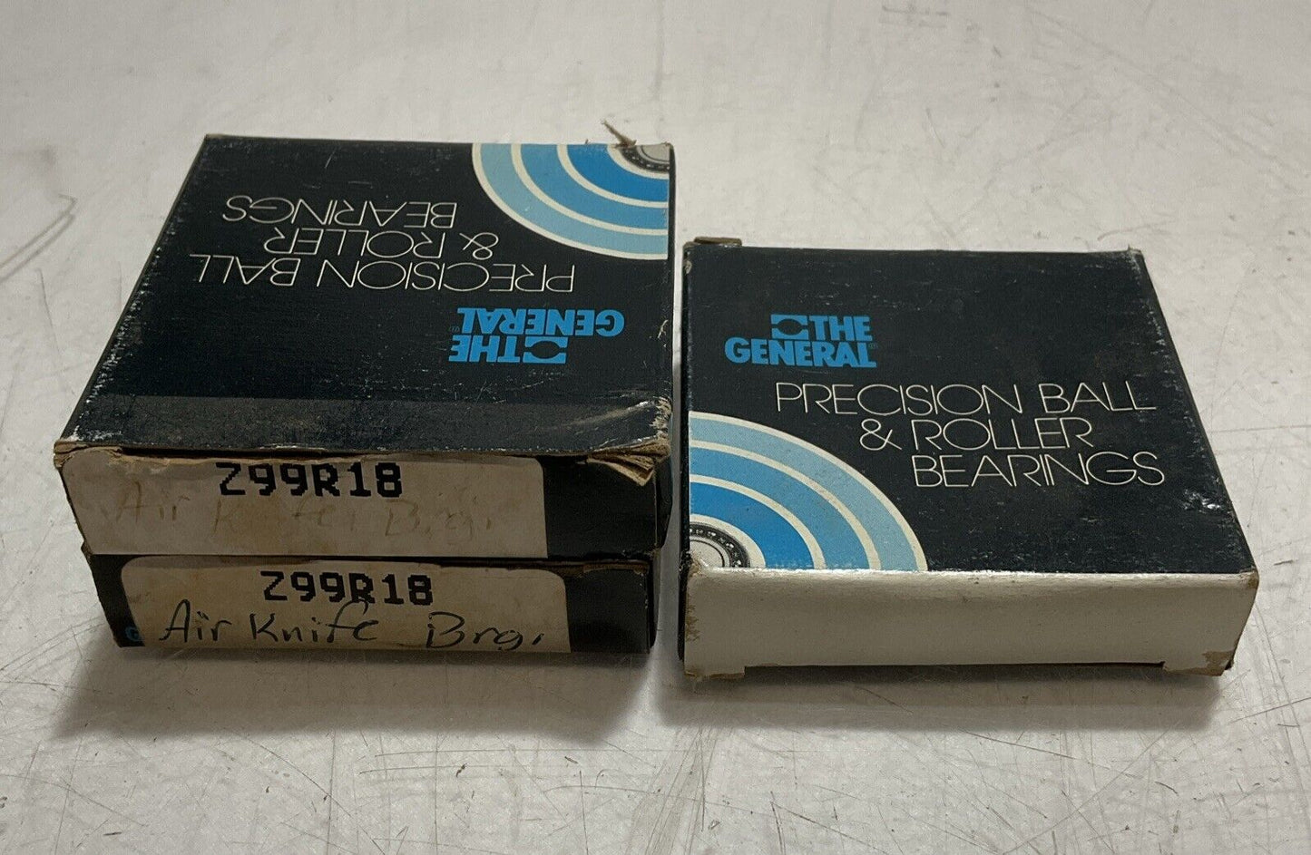 THE GENERAL Z99R18 PRECISION BALL AND ROLLER BEARINGS LOT OF 4 R7T