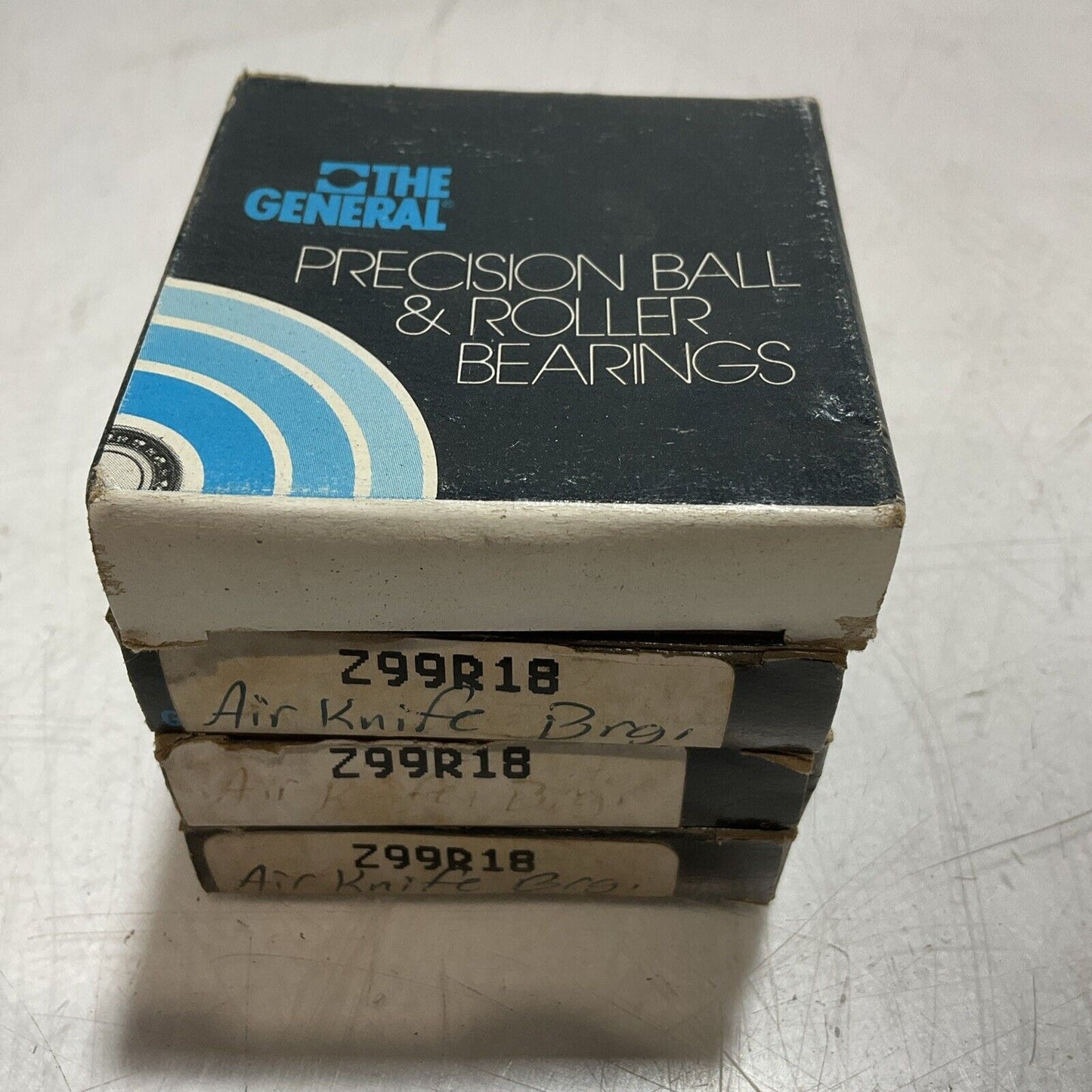 THE GENERAL Z99R18 PRECISION BALL AND ROLLER BEARINGS LOT OF 4 R7T